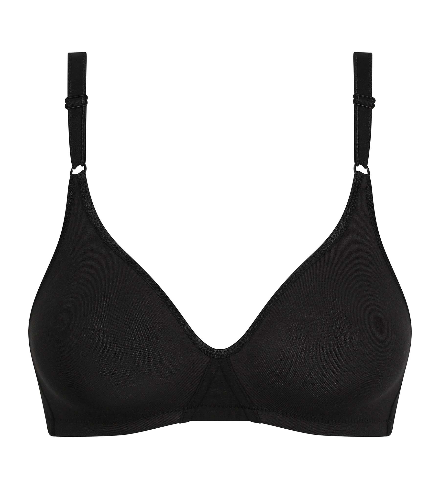 DIM Cotton triangle bra Black Dim Daily
