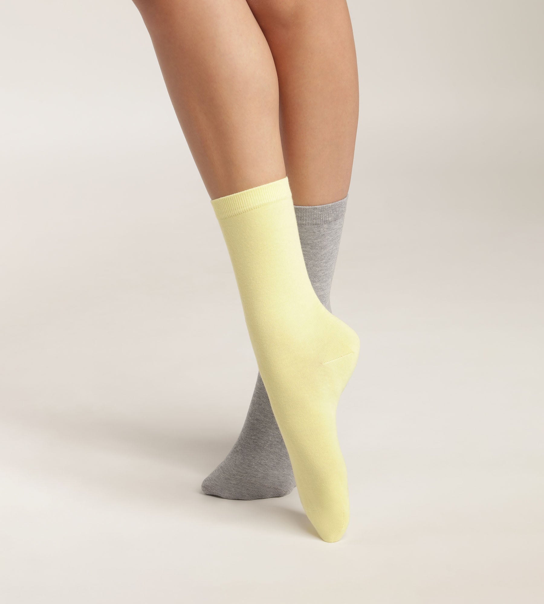 DIM Pack of 2 pairs of women's Banana cotton knee socks Dim