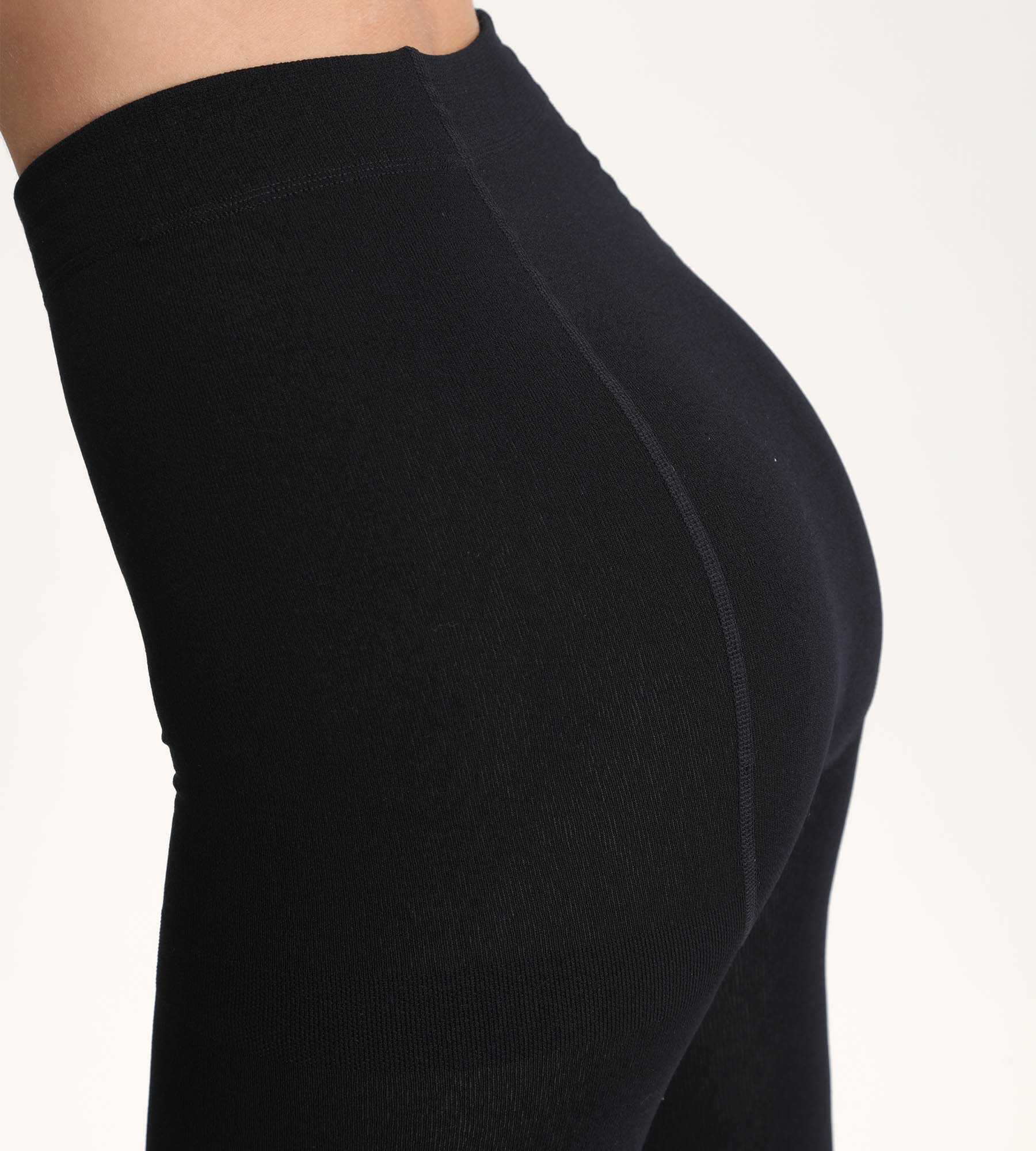 DIM Black Thermo Polaire 143 warm tights