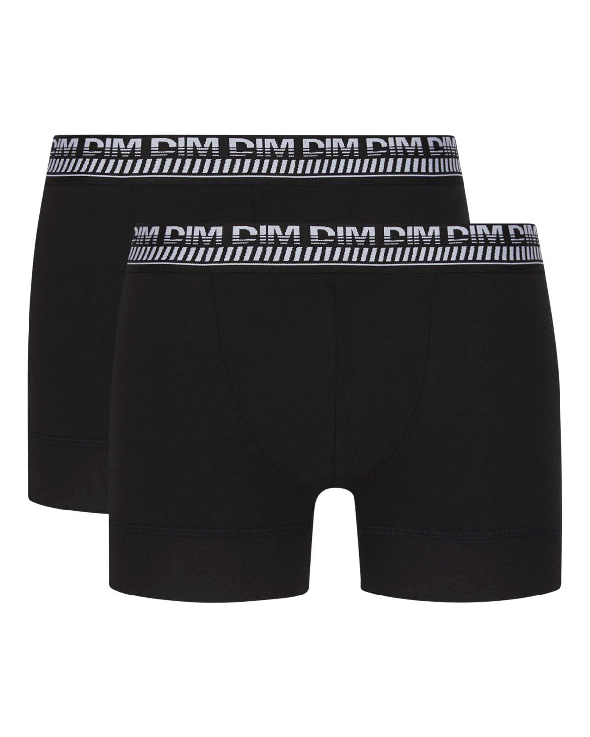 DIM Pack of 2 black boxers for men 3D Stay and Fit