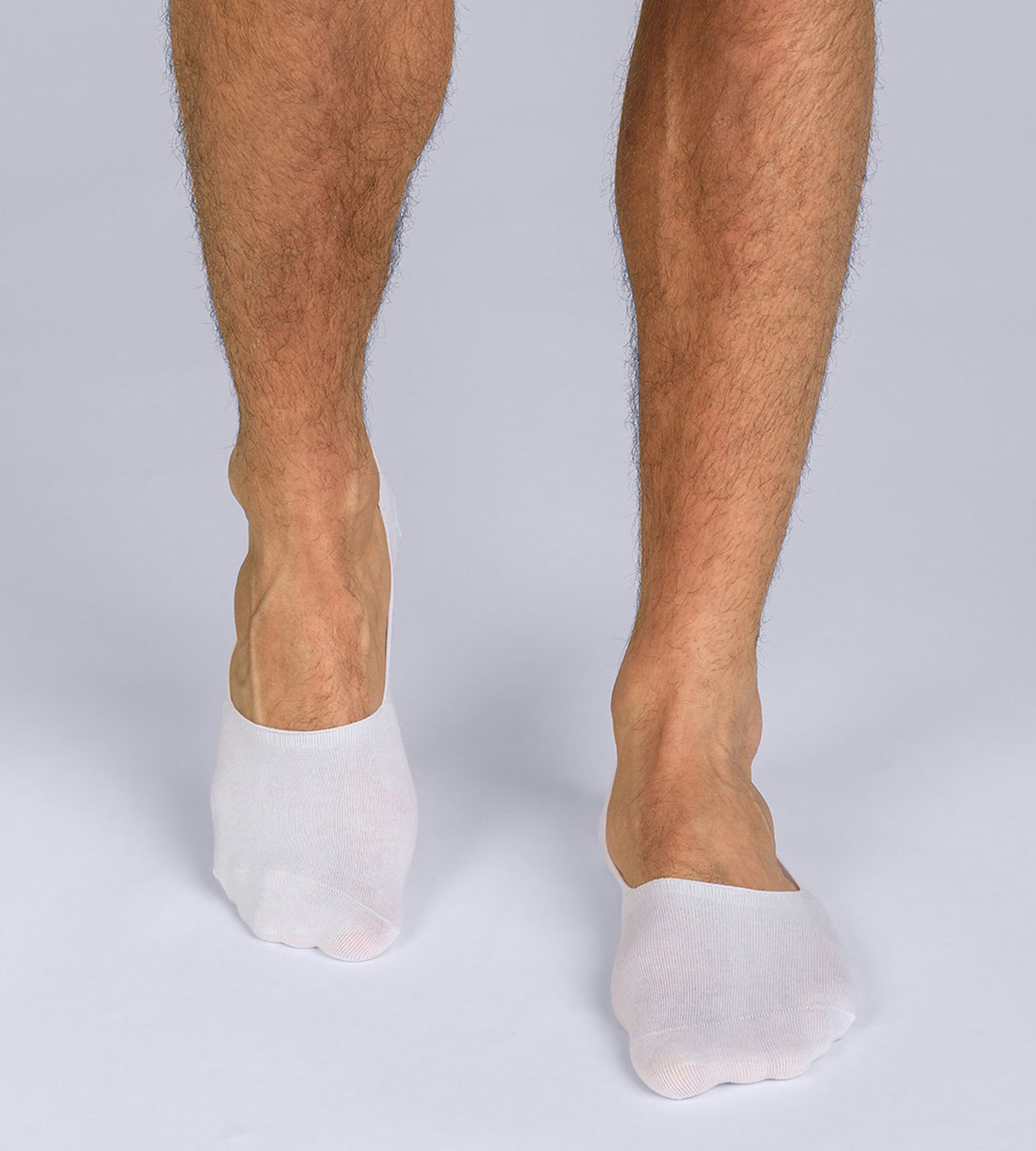 DIM Pack of 2 pairs of white Basic Coton footsies for men