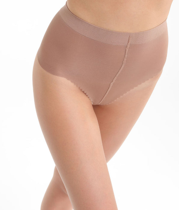DIM Teint de Soleil 17 tummy flattening bronzer tights in tan
