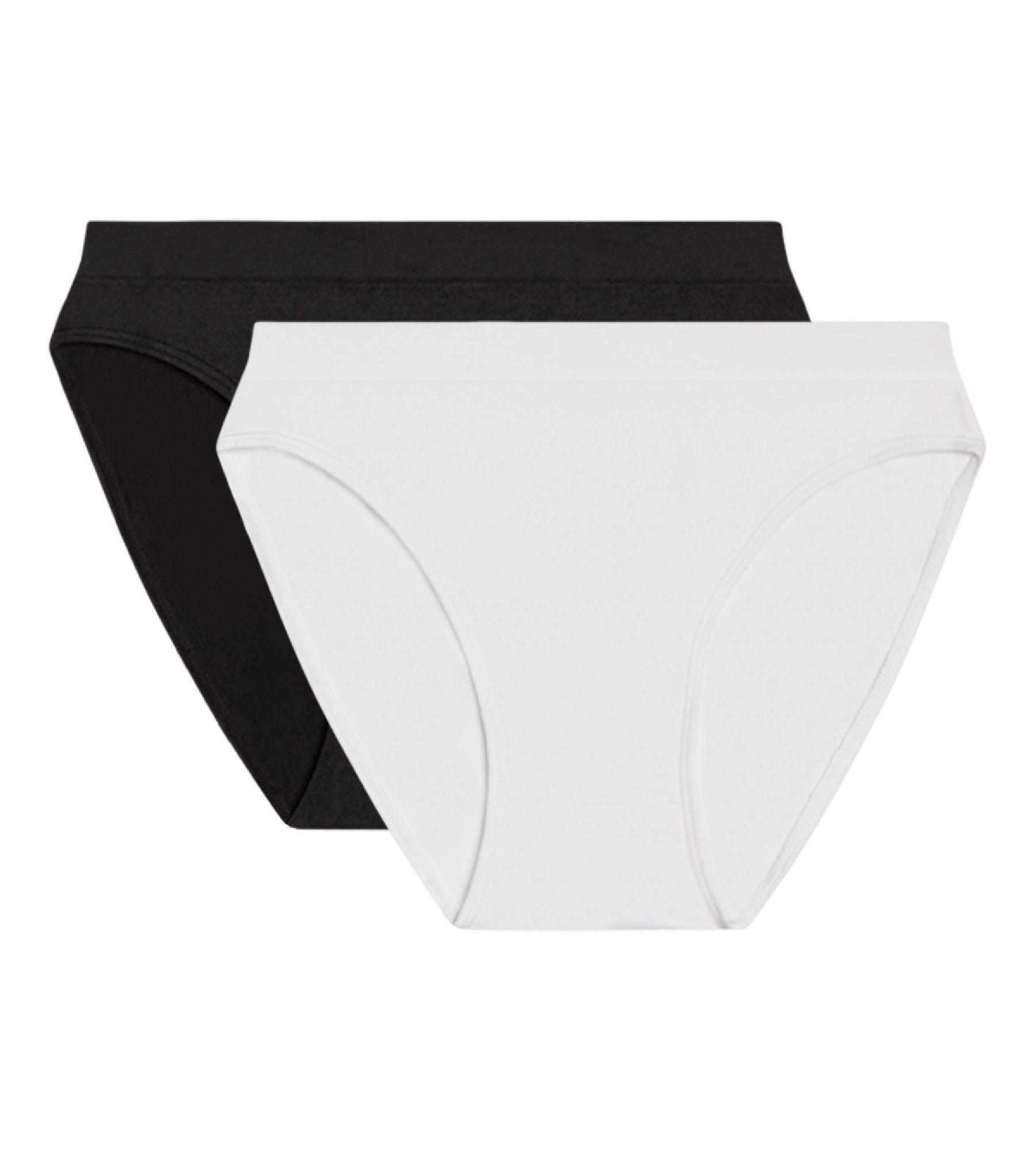 DIM 2-pack black and white microfiber knickers - Ecodim