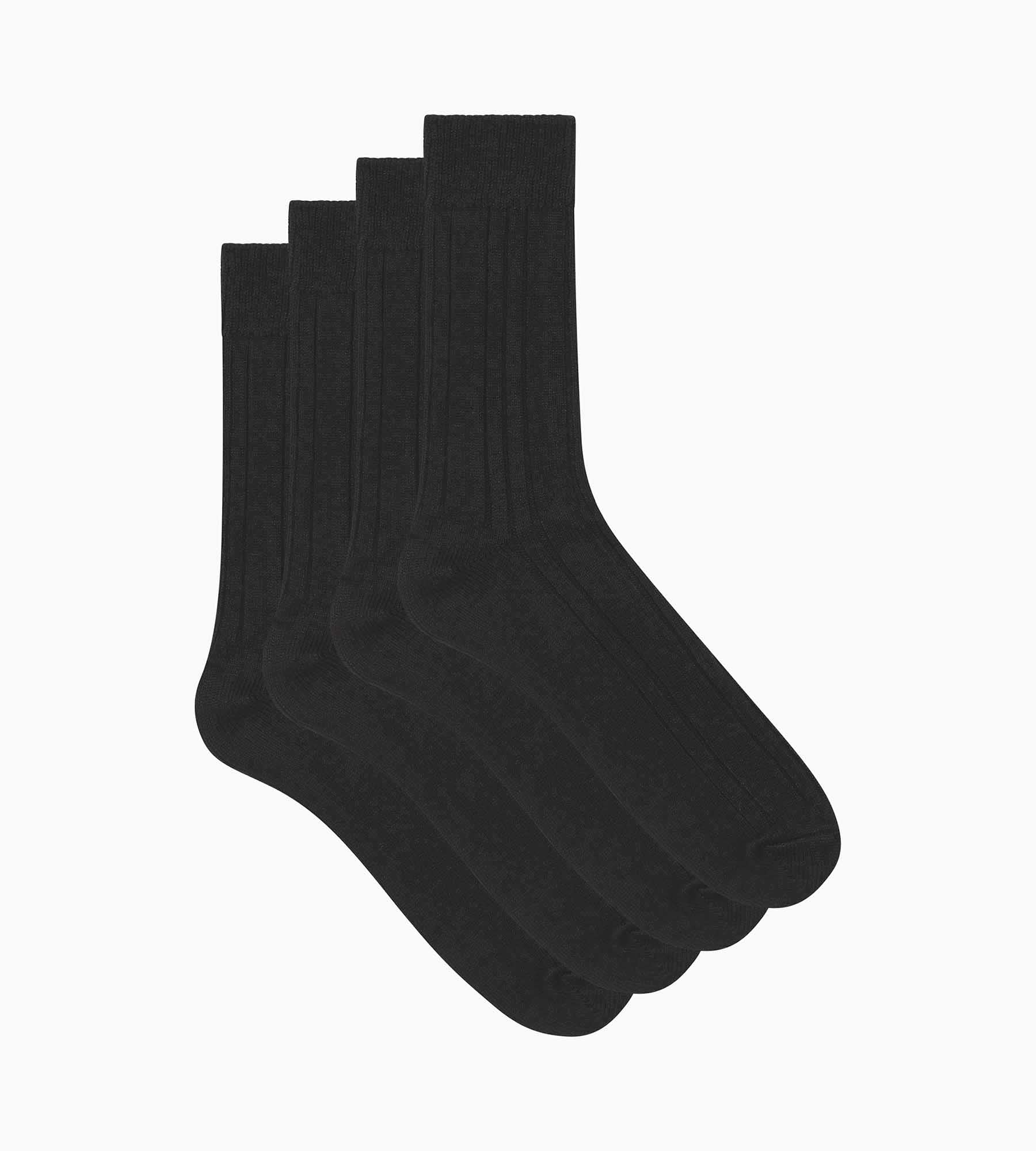 DIM Pack of 2 pairs of men's socks Black Bamboo