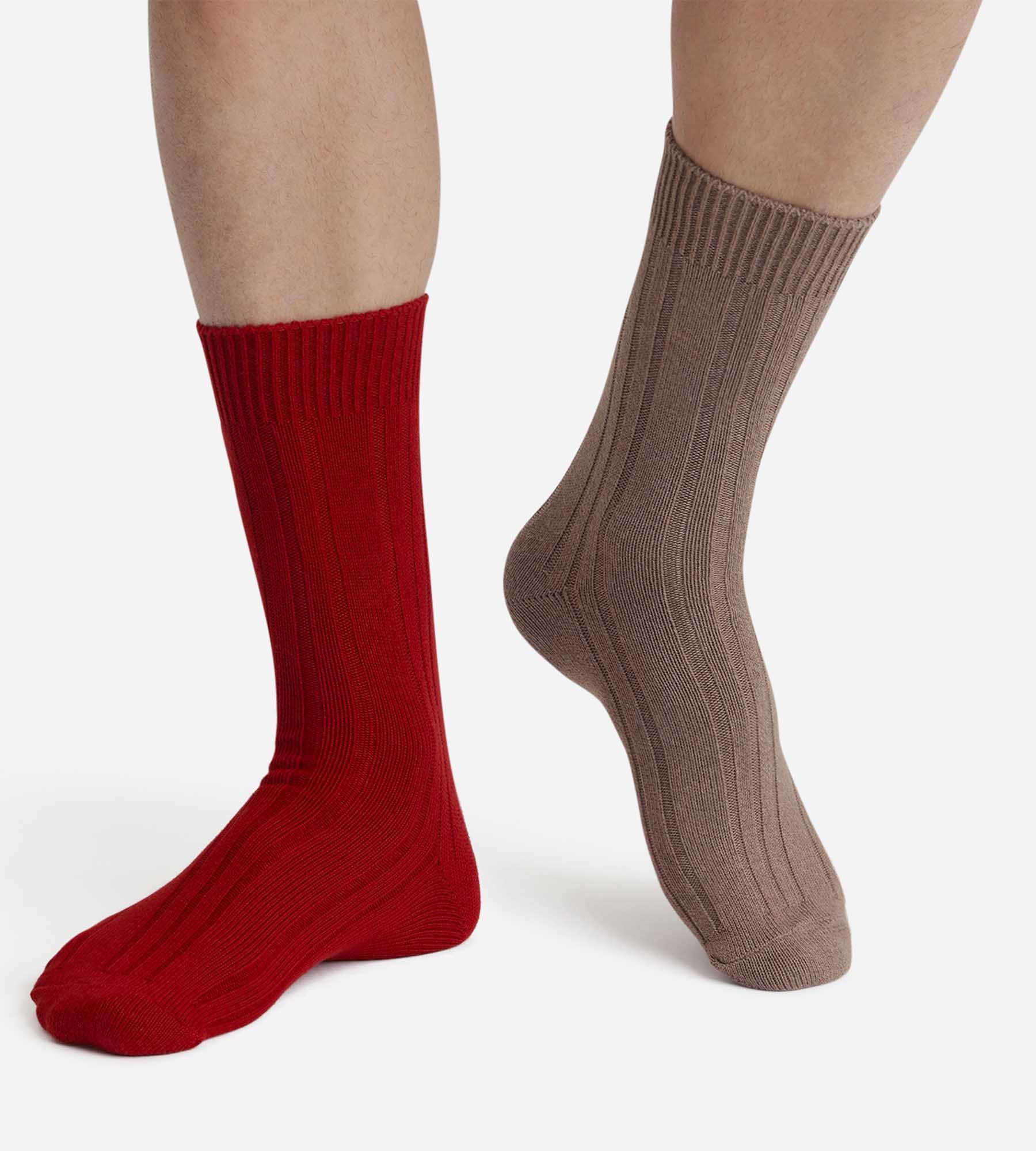 DIM Pack of 2 pairs of Bamboo Red men's socks