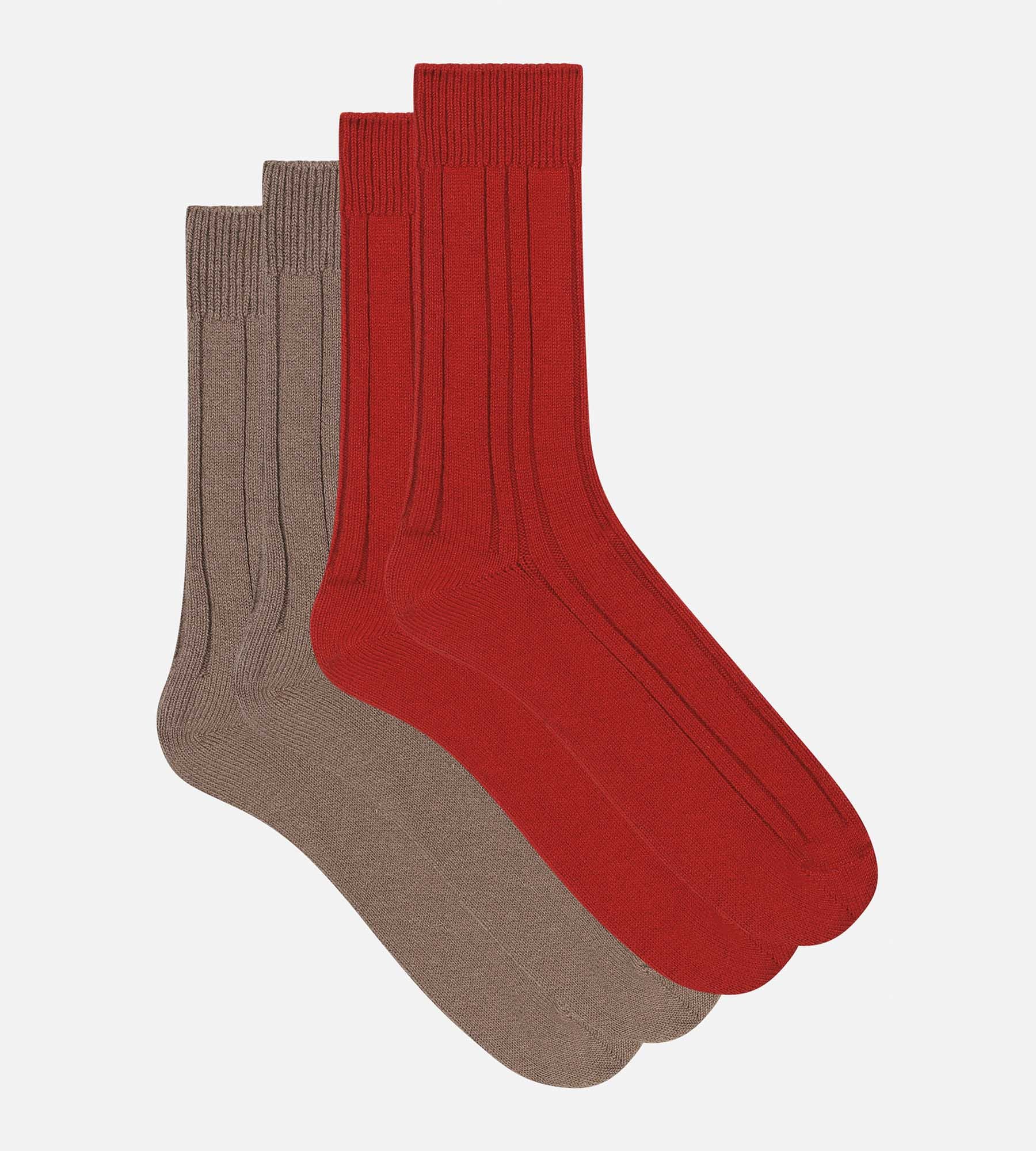 DIM Pack of 2 pairs of Bamboo Red men's socks