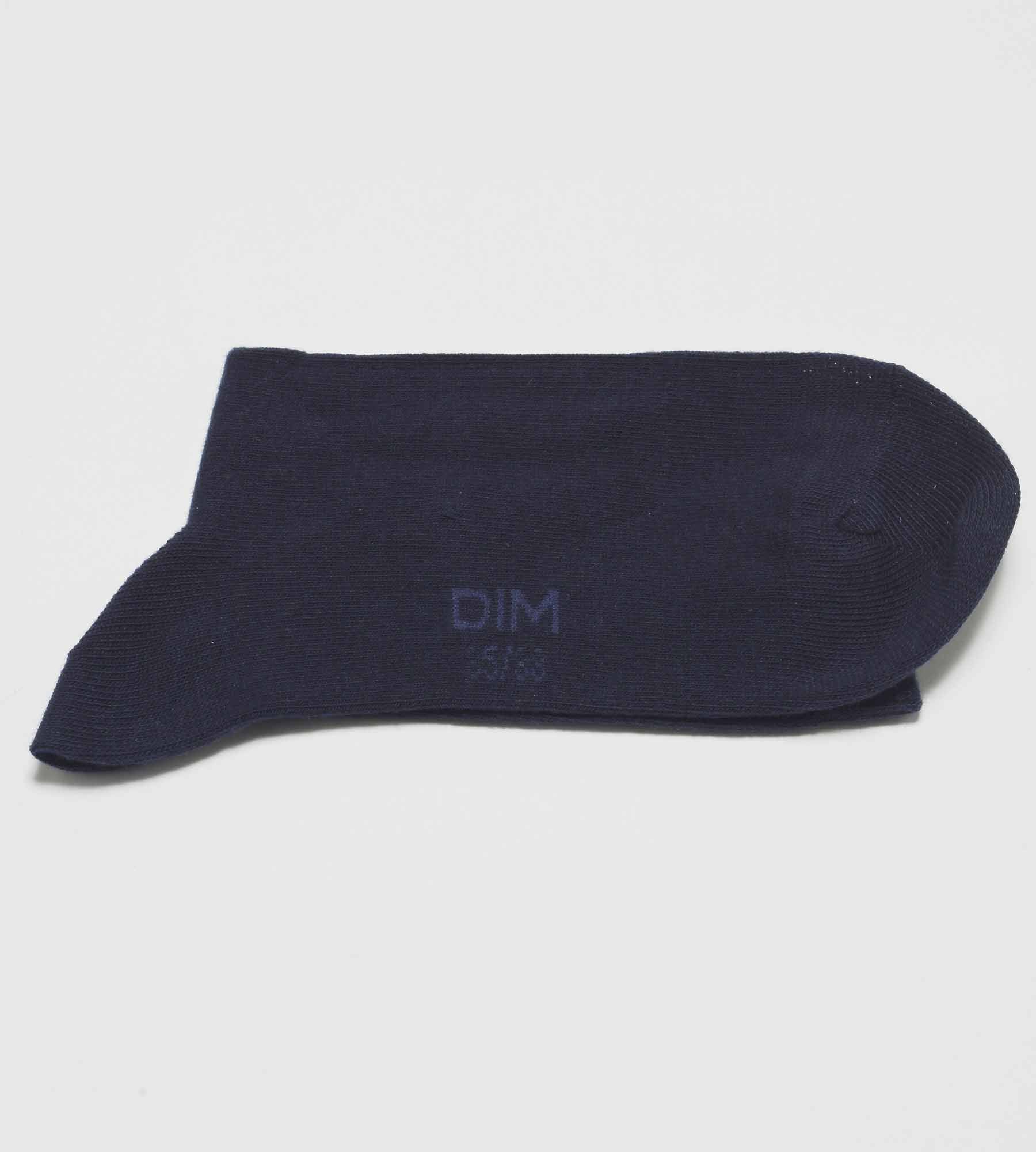 DIM Pack of 3 pairs of women's cotton socks in Navy Blue Dim