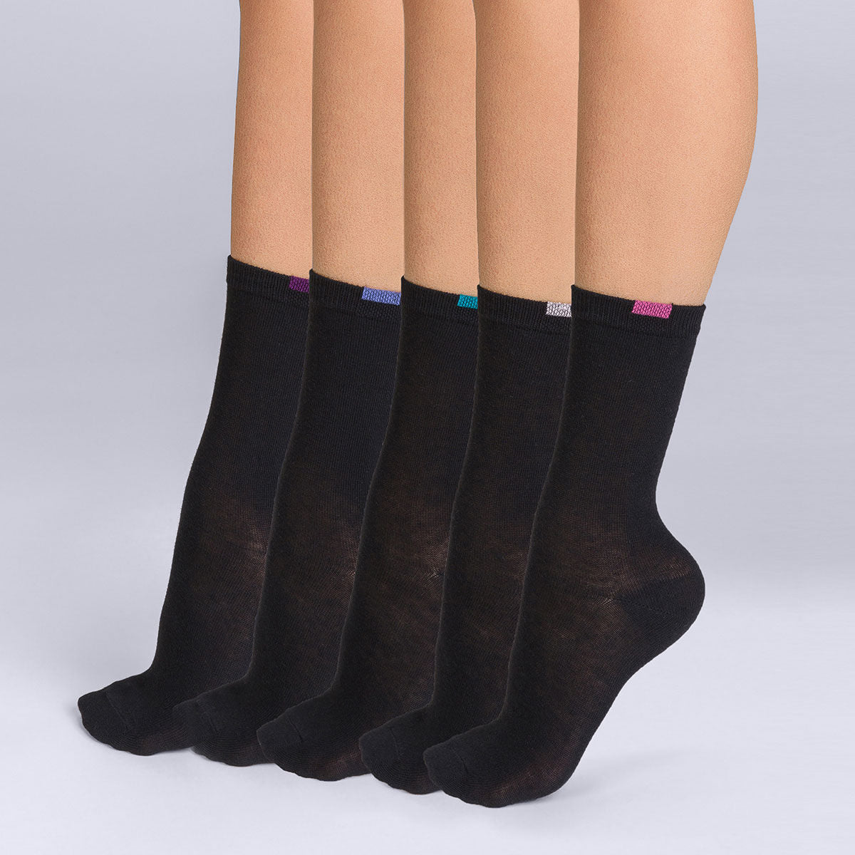 DIM Pack of 5 pairs of EcoDIM socks for women