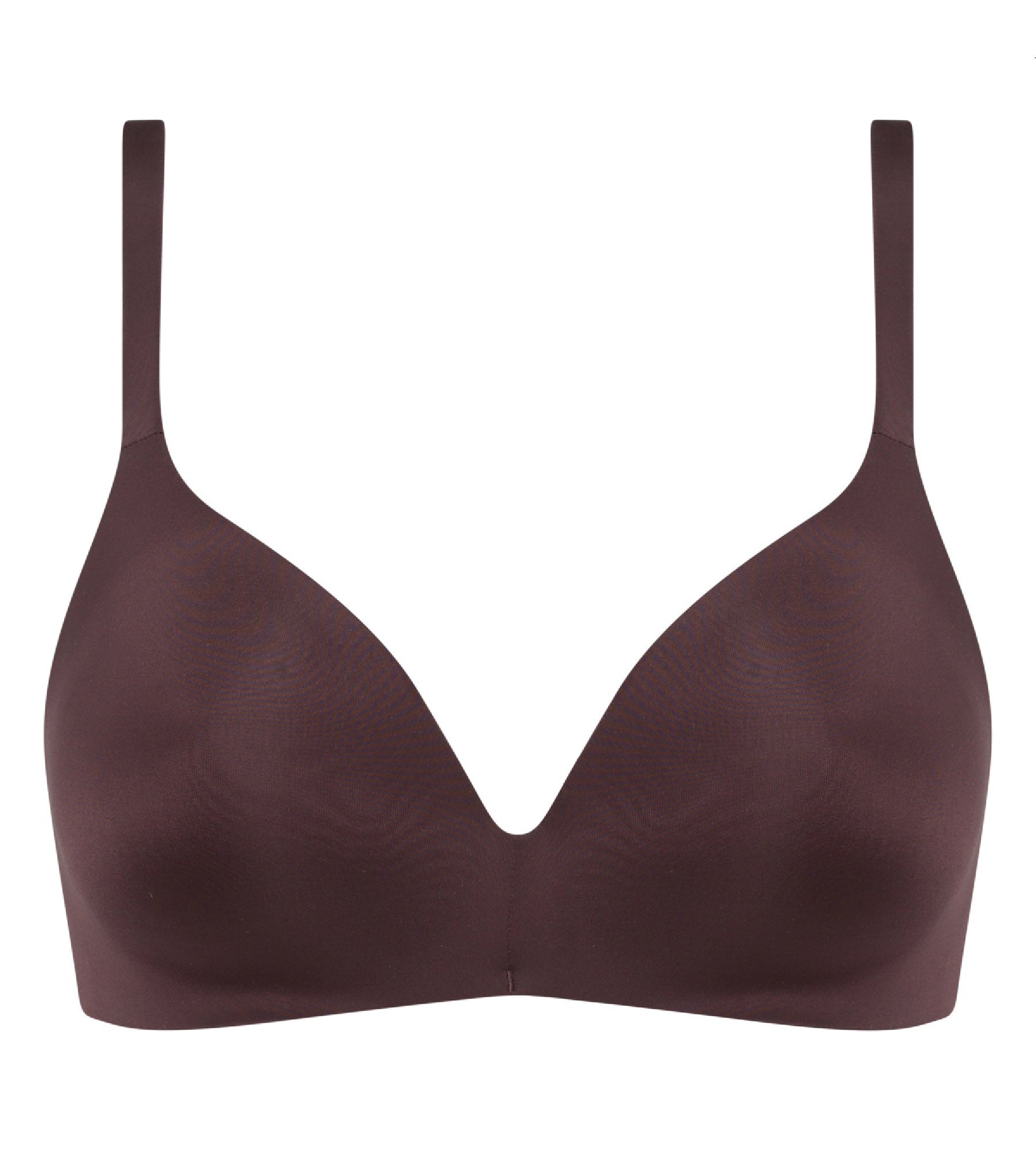 DIM Dim InvisiFree brown wireless padded triangle bra