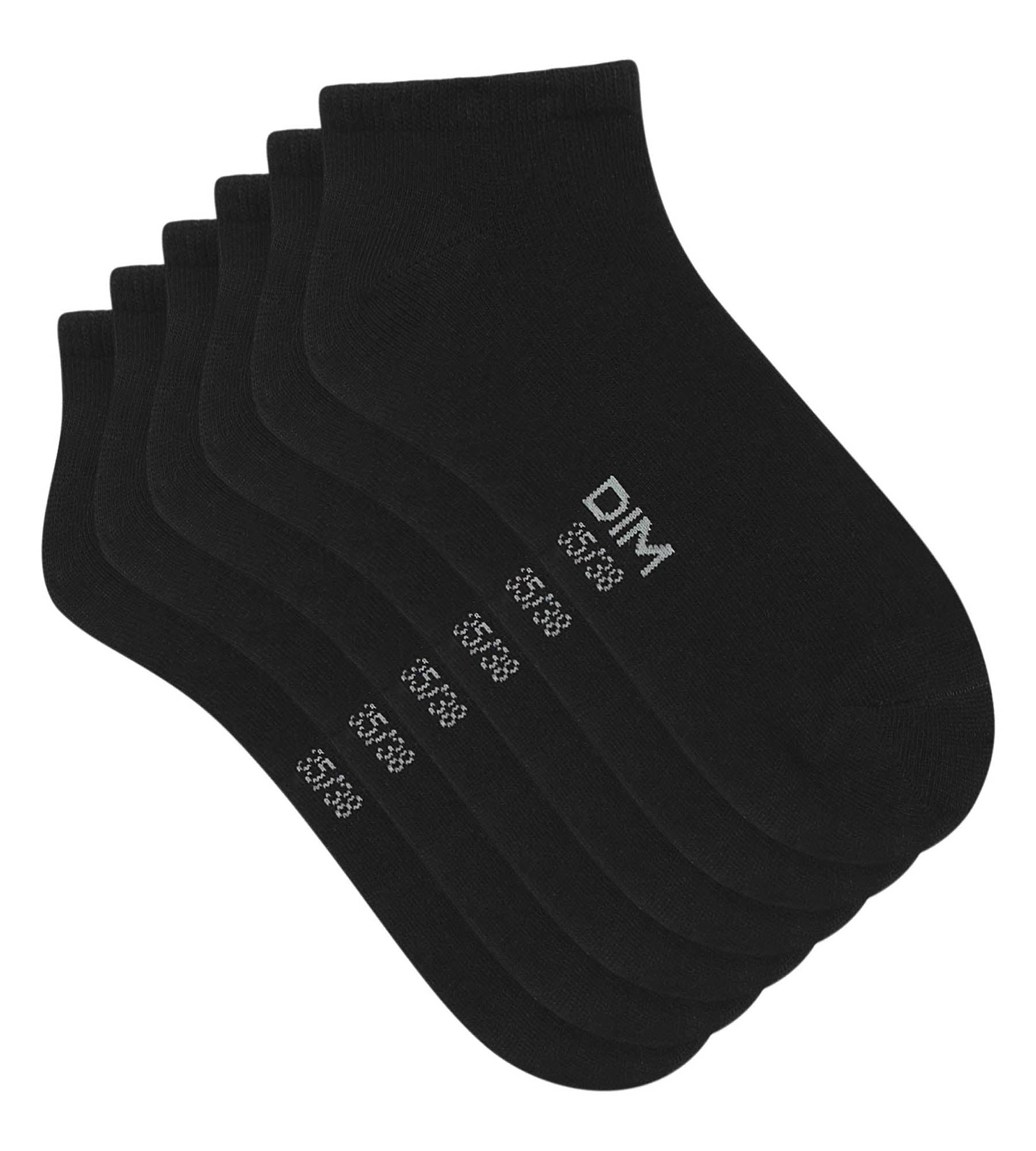 DIM Pack of 3 Women's Short Socks Black Dim Cotton