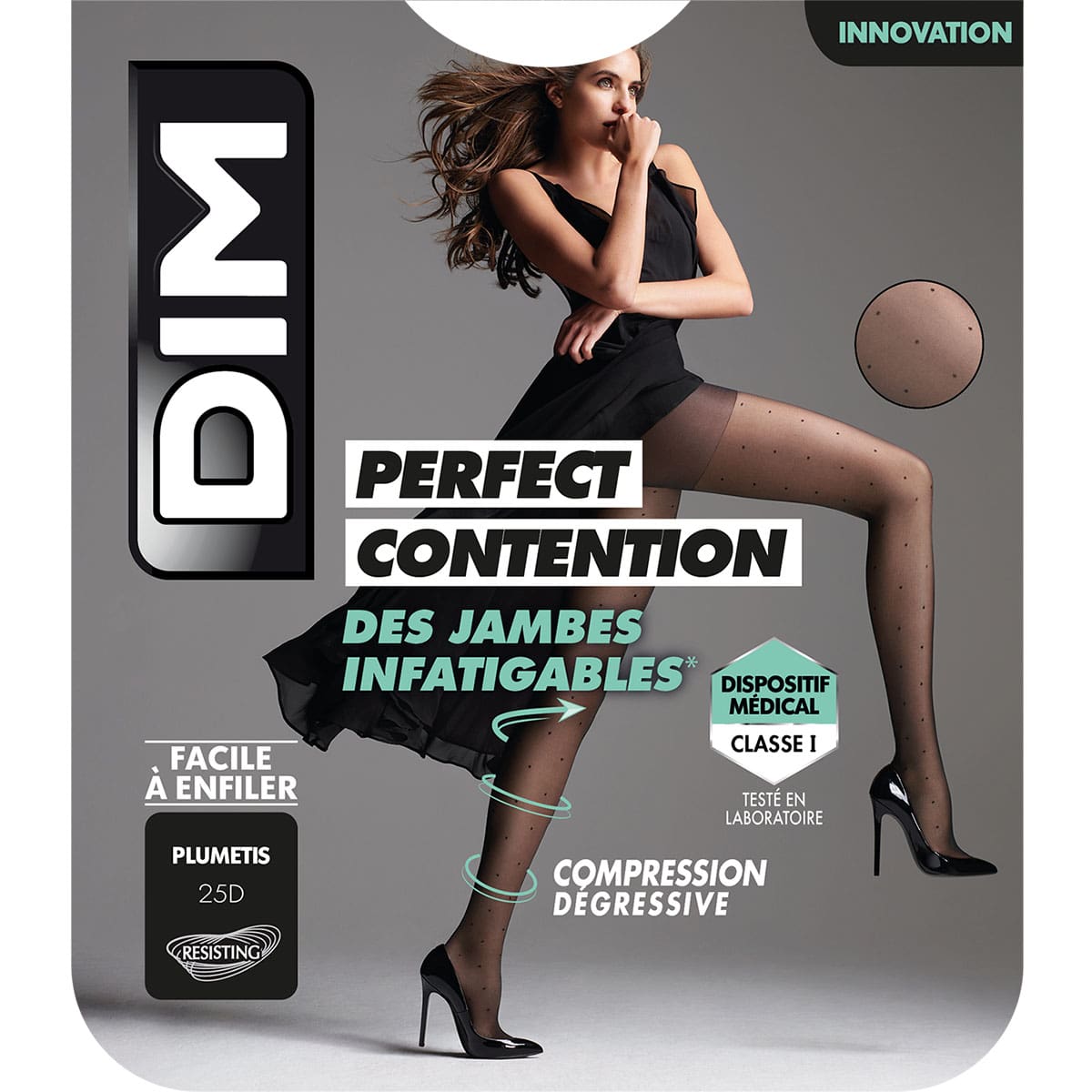 DIM Women's black tights DIM Perfect Contention 25D