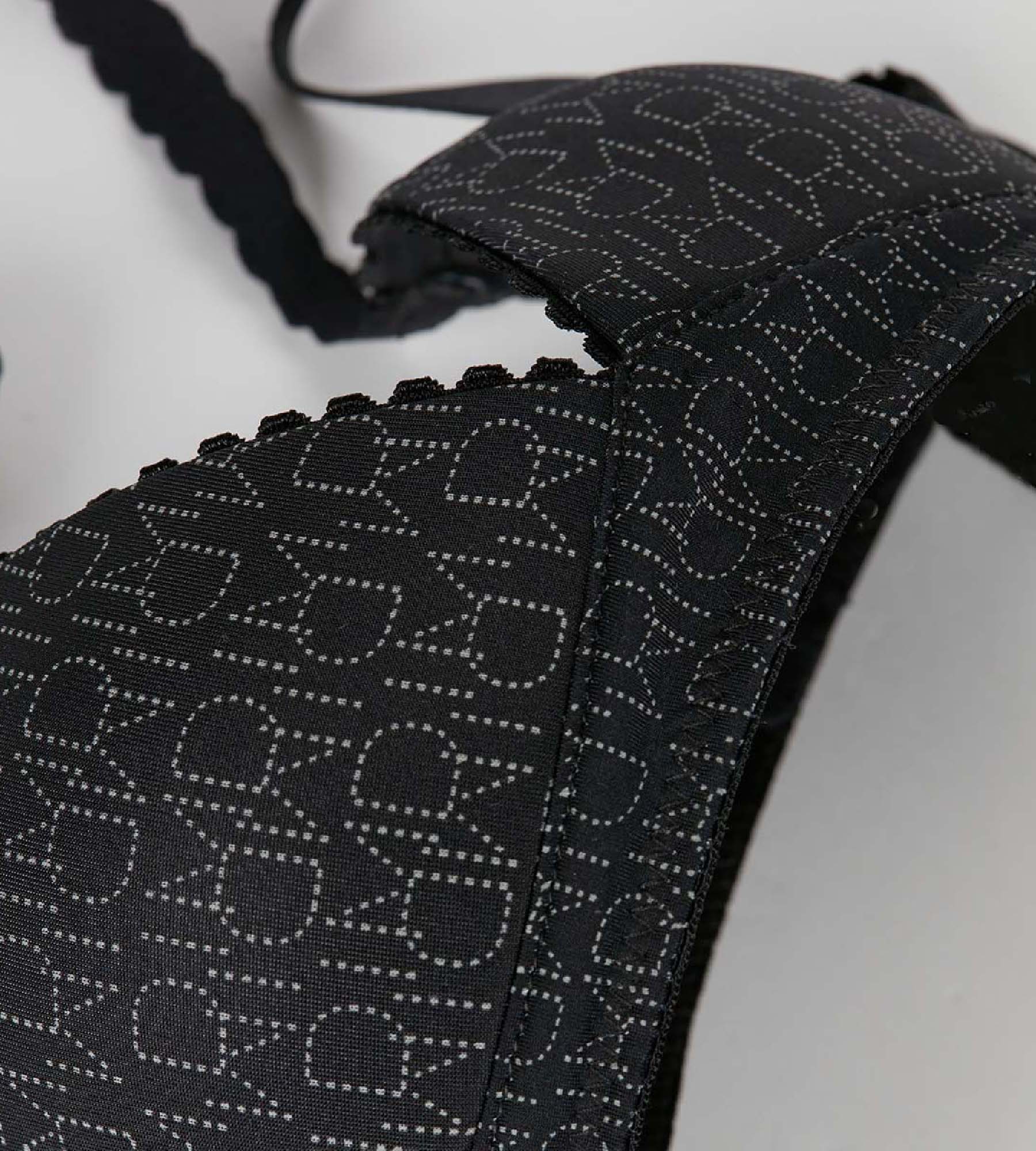DIM Black triangle bra for girls - DIM TOUCH