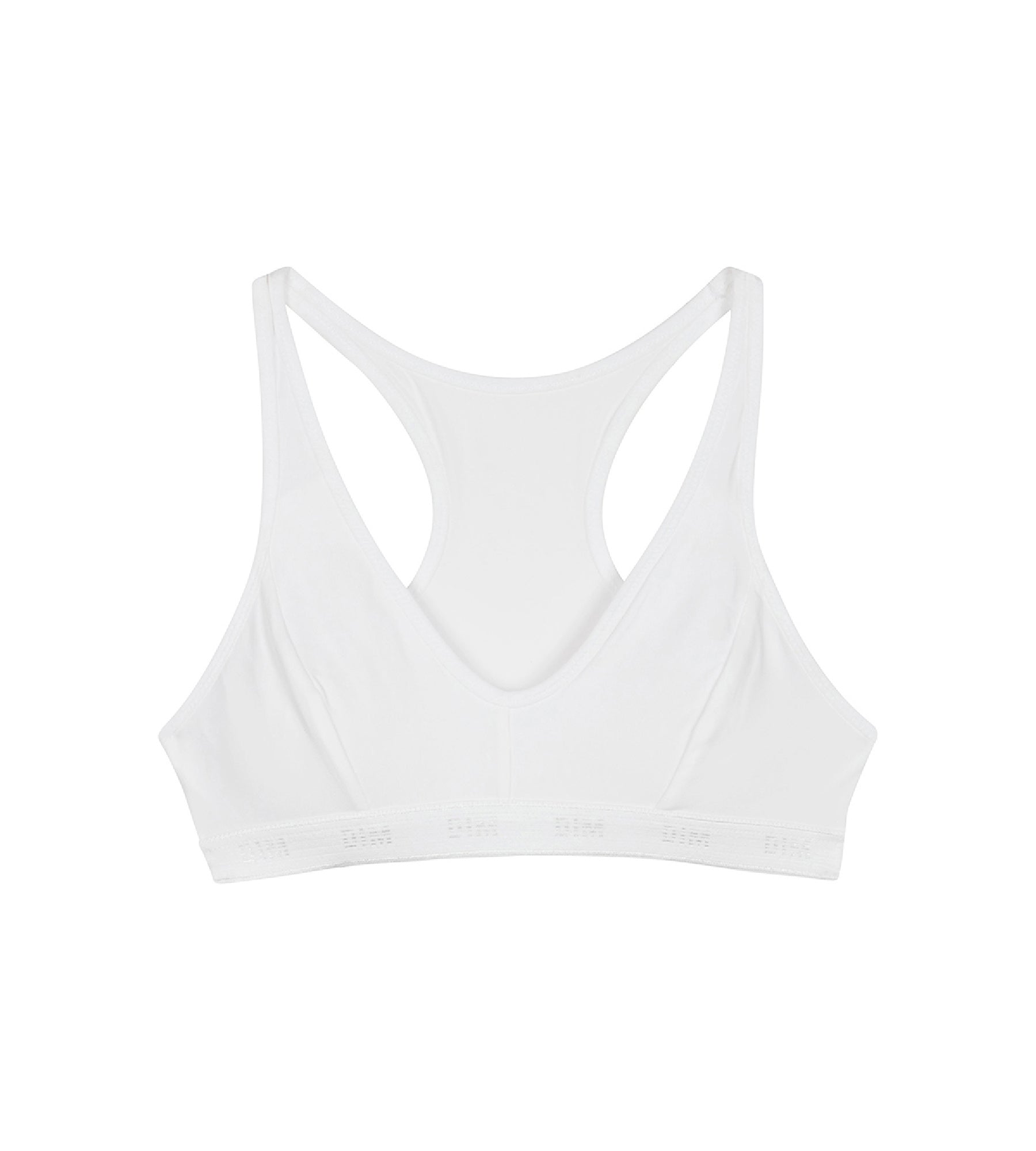 DIM White sports bra DIM Pocket Micro Girl