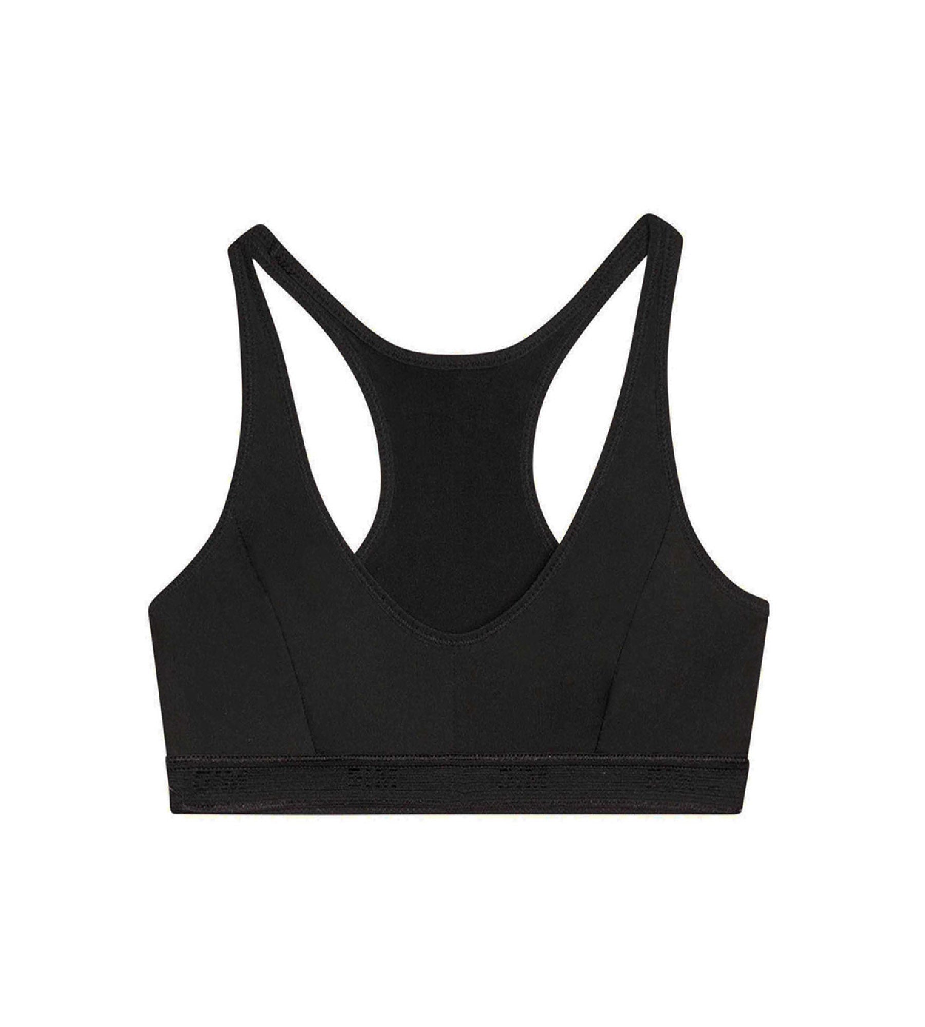 DIM Black sports bra DIM Pocket Micro Girl