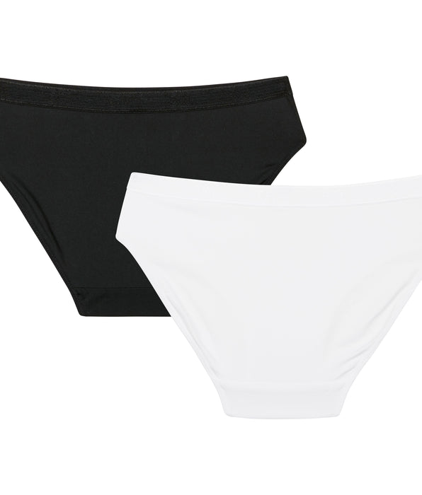 DIM 2 pack white briefs for girl - Pocket Micro