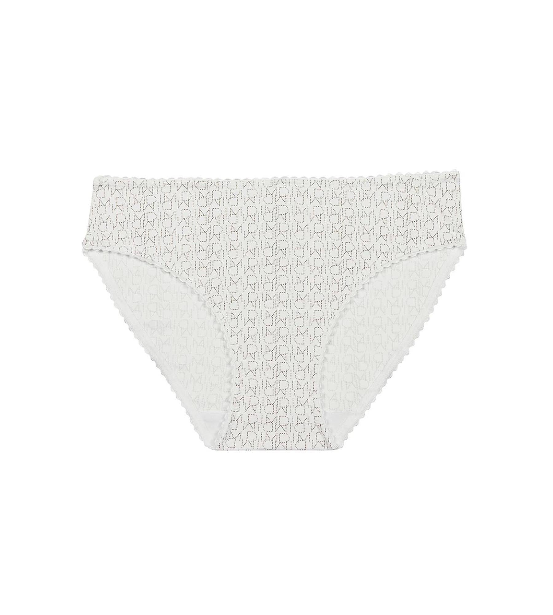 DIM White brief with logo print for girl - Dim Touch