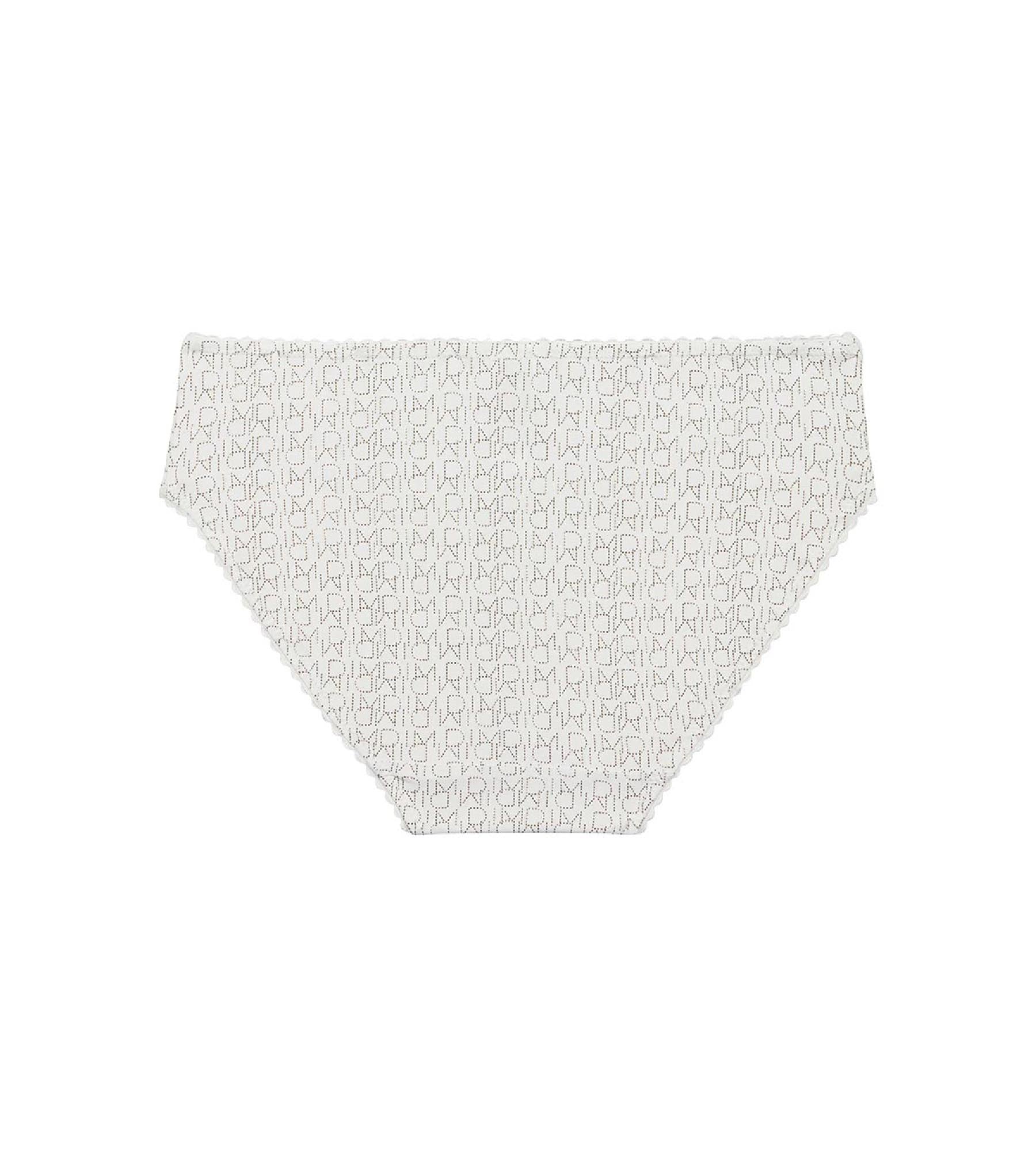 DIM White brief with logo print for girl - Dim Touch