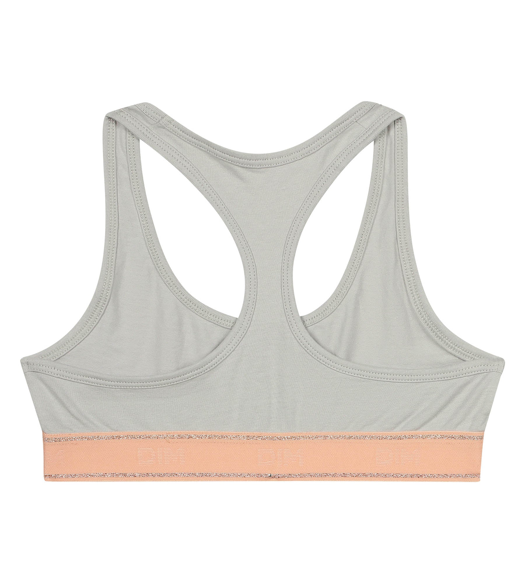 DIM Girl's grey and pink bra Dim Sport