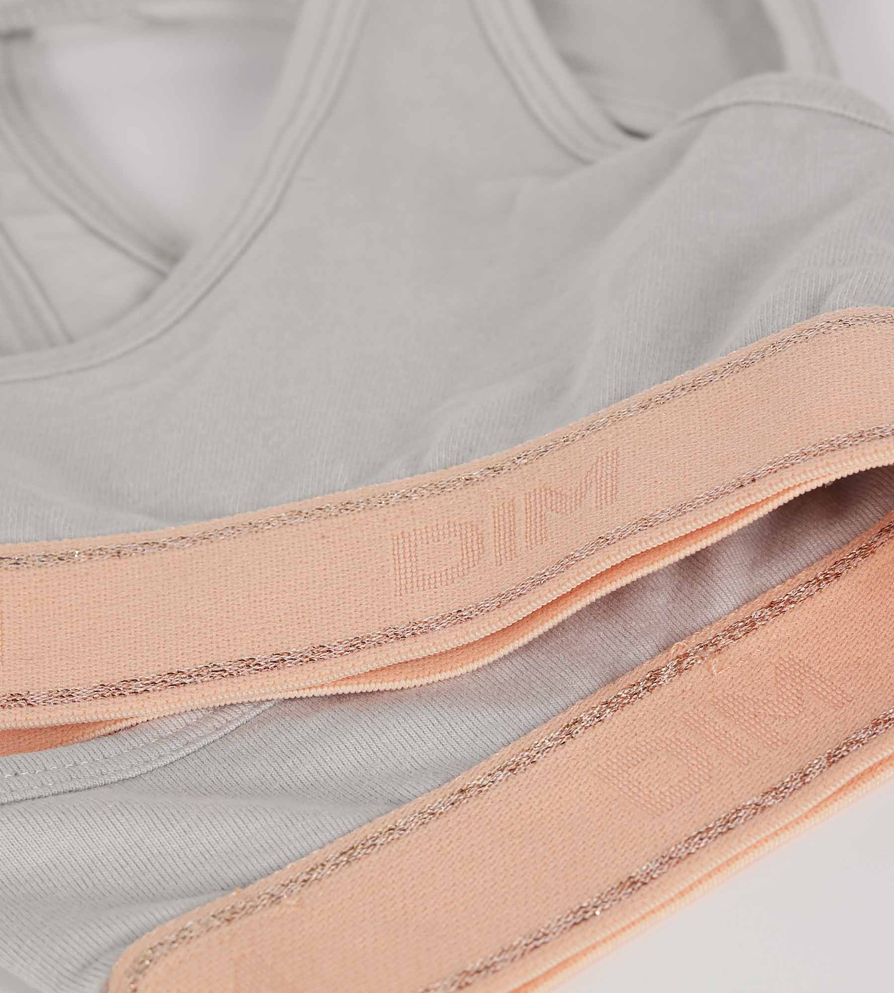 DIM Girl's grey and pink bra Dim Sport