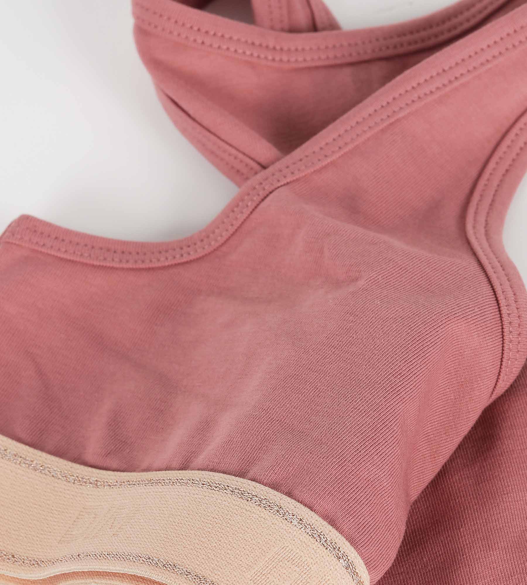 DIM Girl's bra Powder Pink Dim Sport