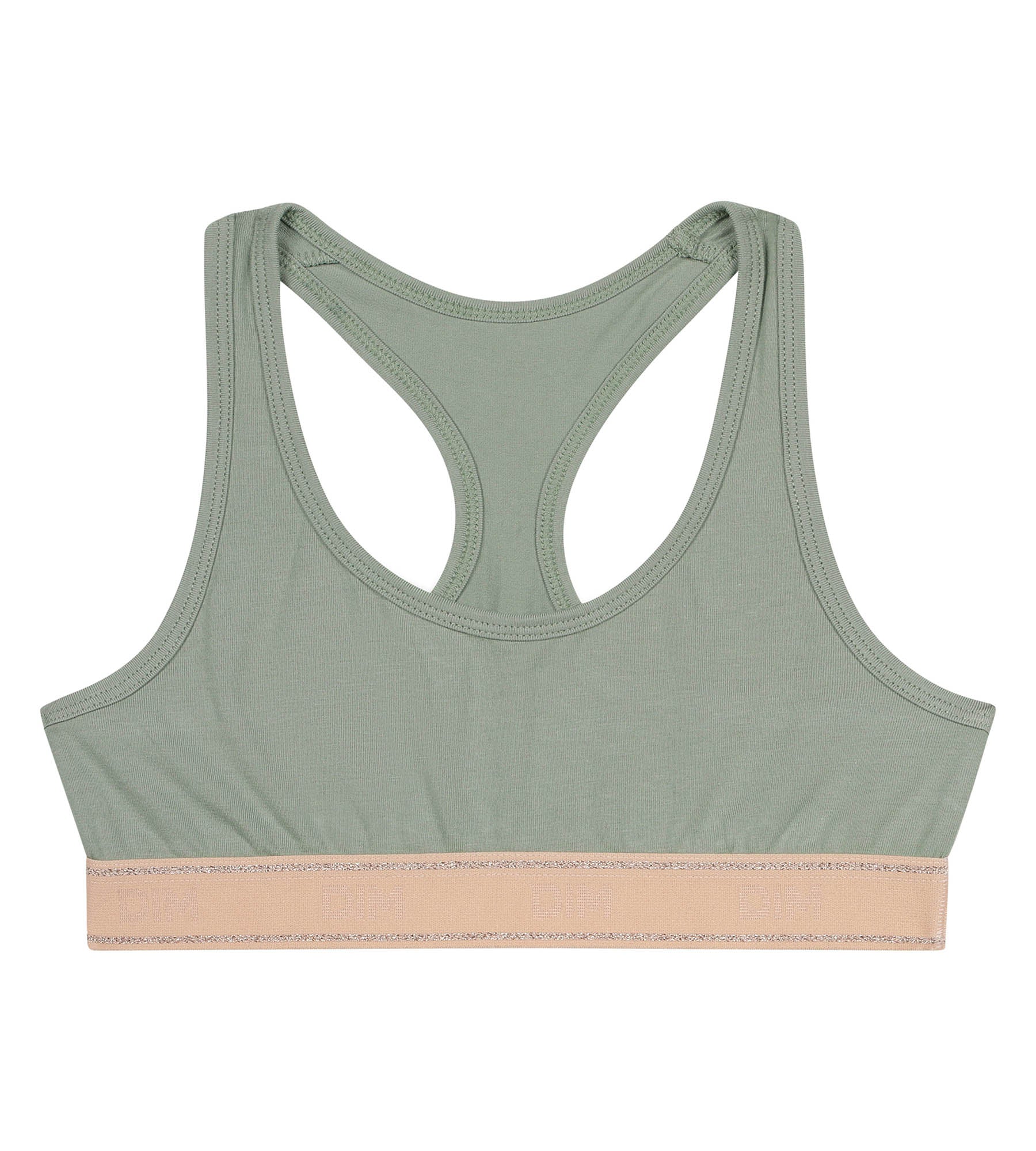 DIM Girl's green and pink bra Dim Sport