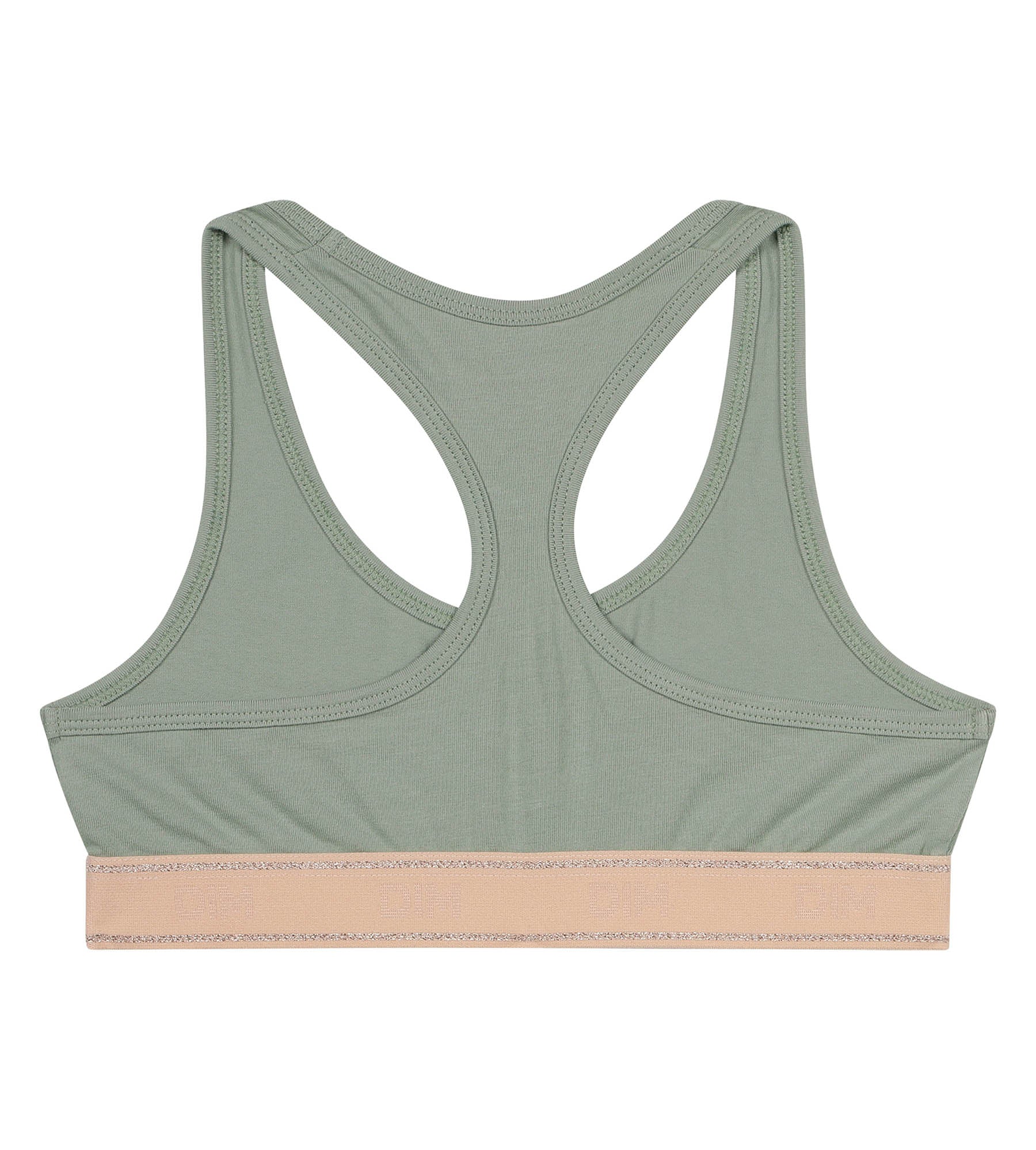 DIM Girl's green and pink bra Dim Sport