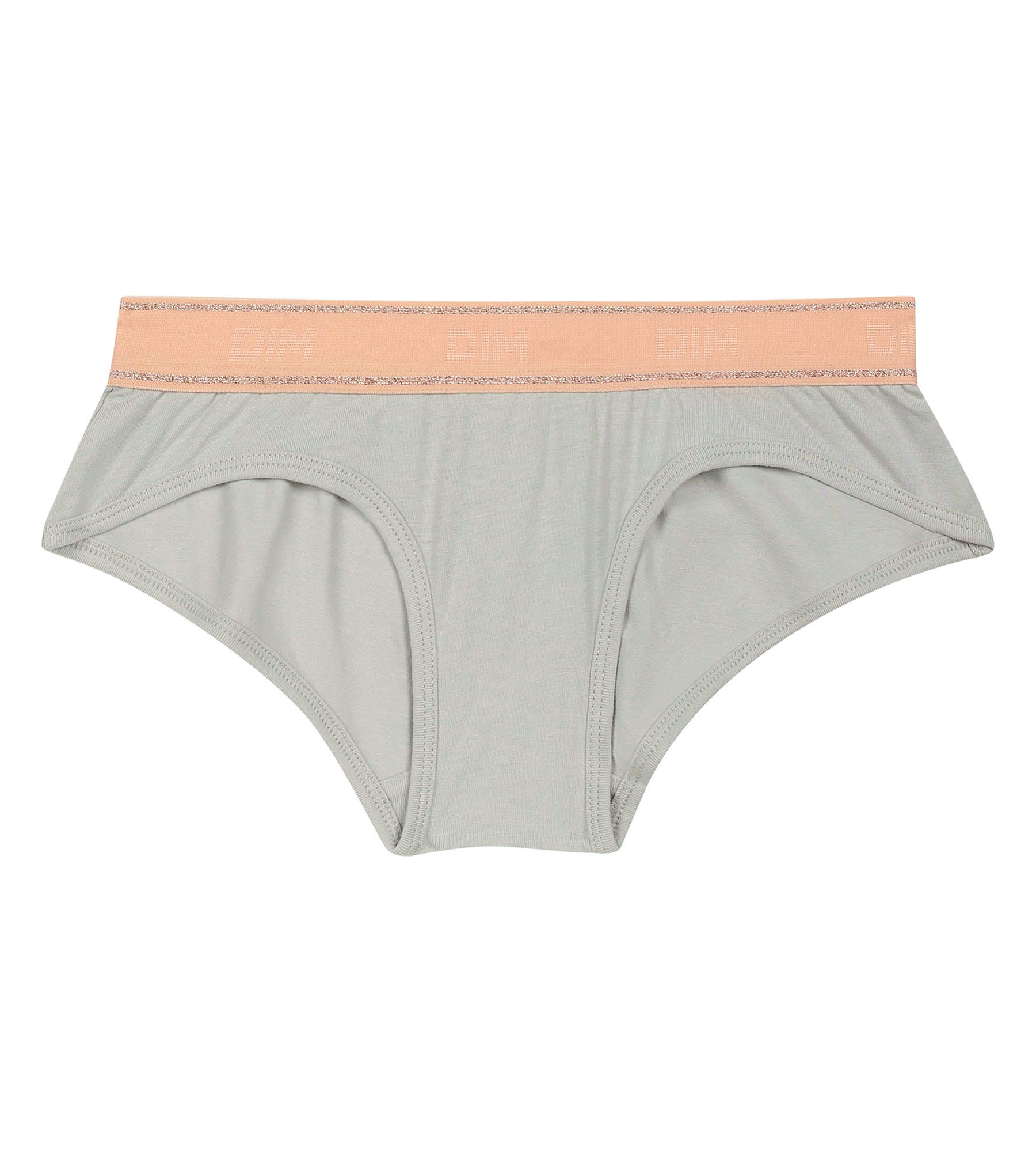 DIM Girl's Shorty Grey and Pink Dim Sport