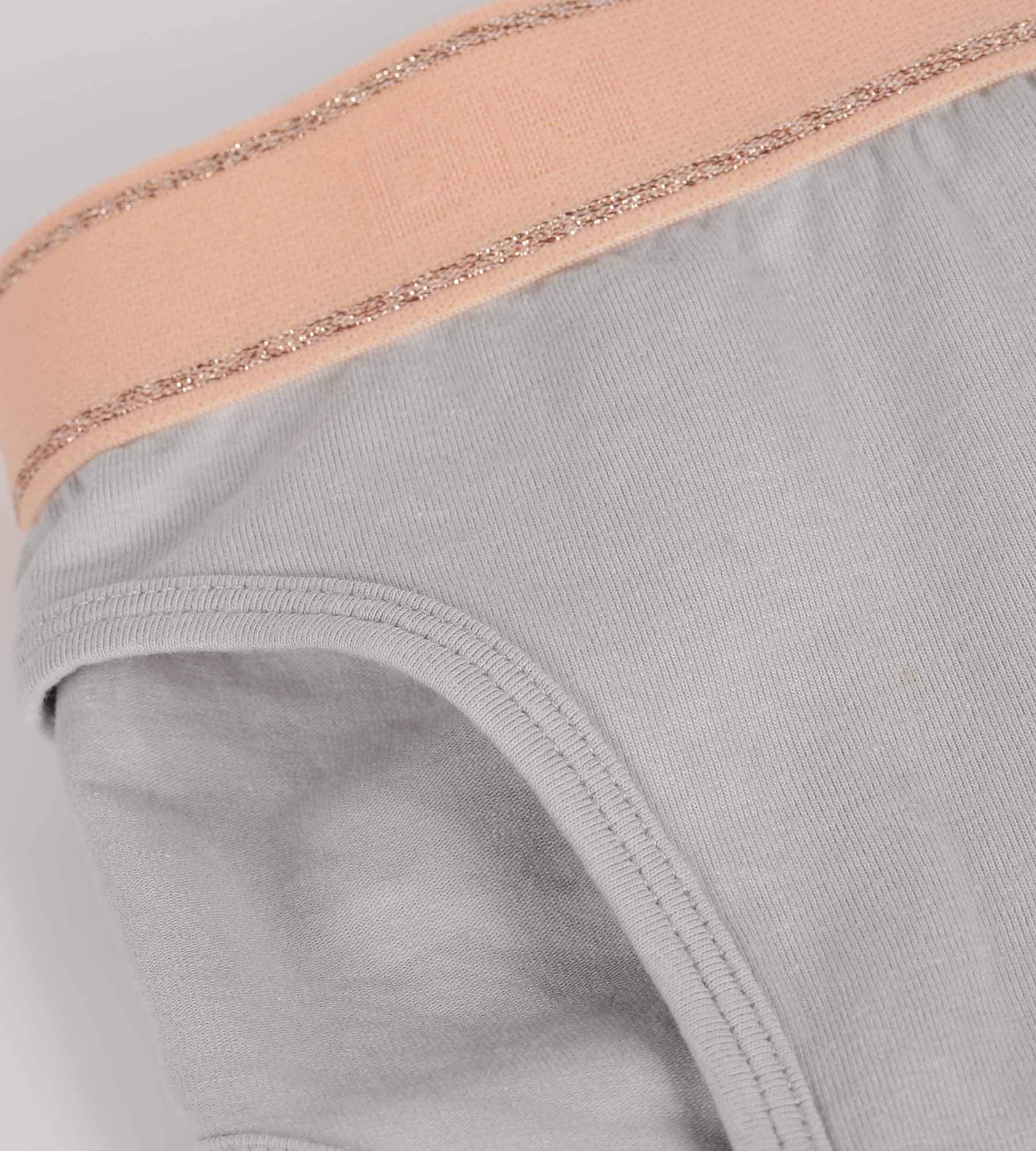 DIM Girl's Shorty Grey and Pink Dim Sport