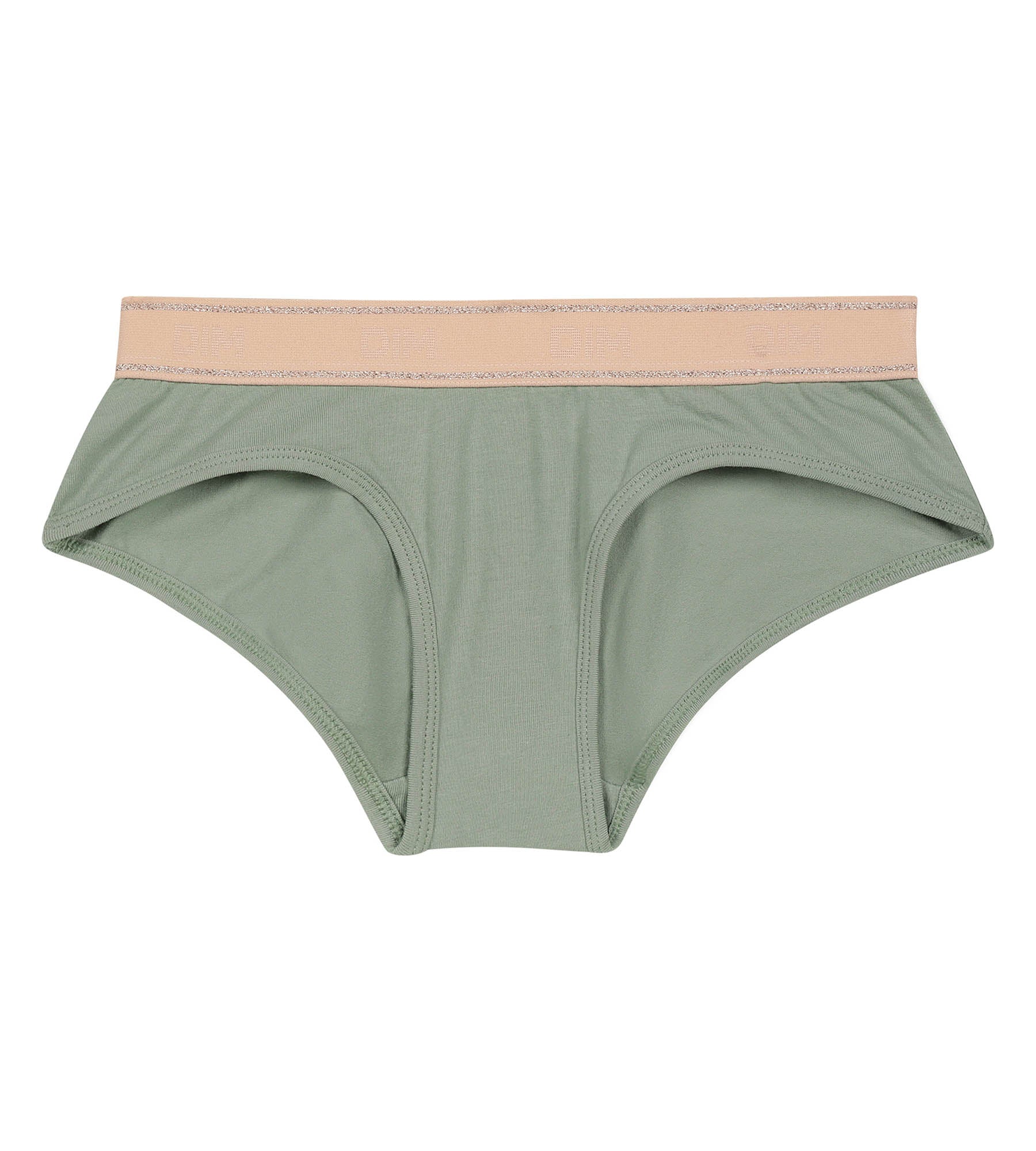 DIM Girls' Shorty in Sage Green and Pink Dim Sport