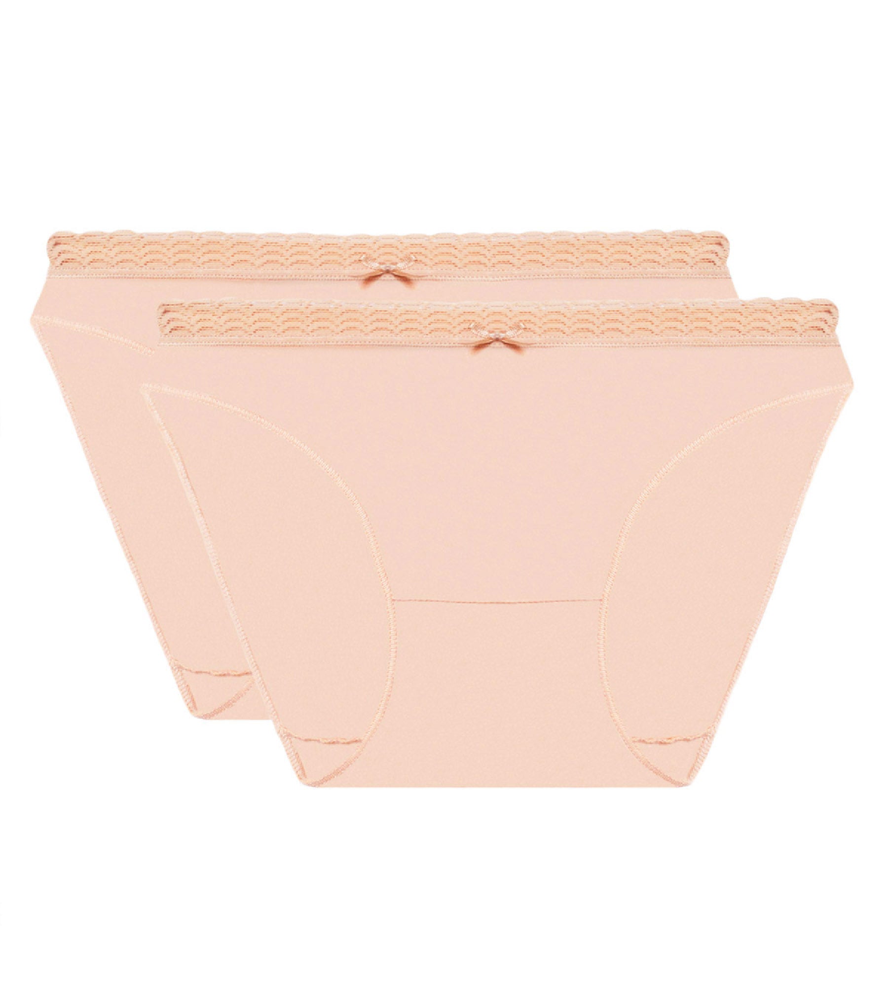 DIM Pack of 2 pink women's panties by DIM Fashion