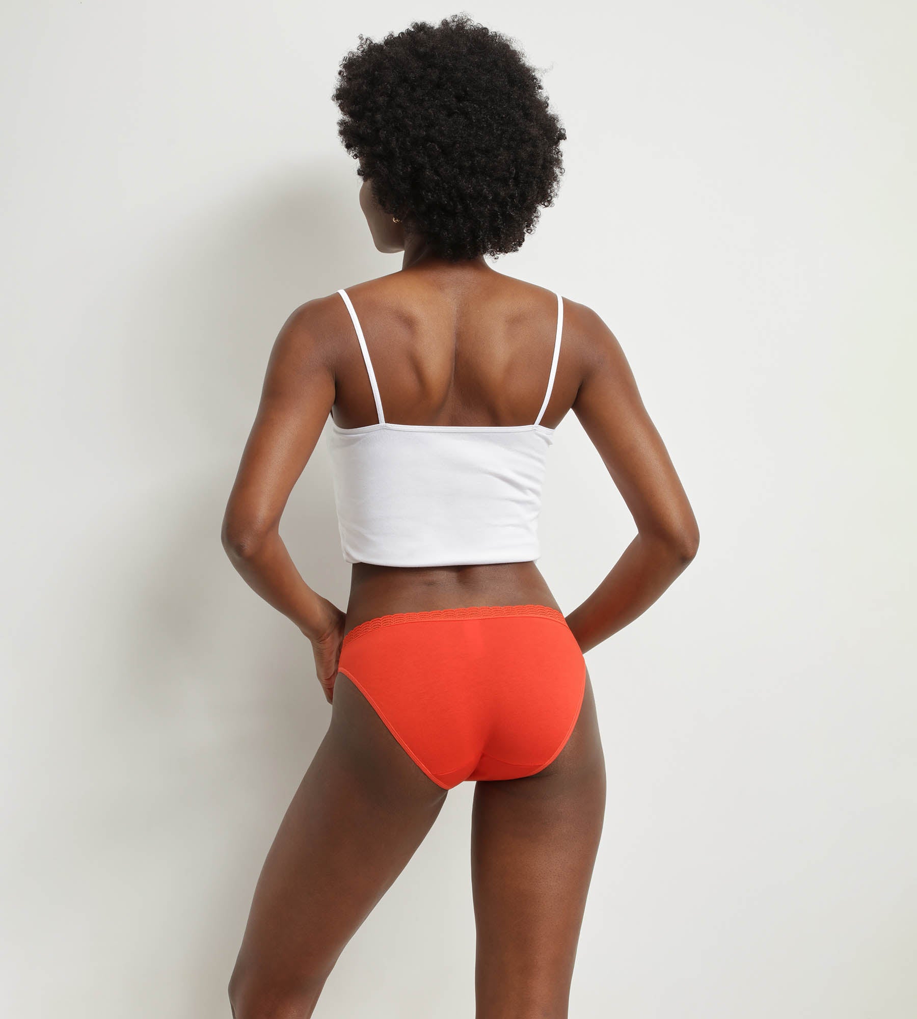 DIM Pack of 2 red and pink women's panties DIM Fashion