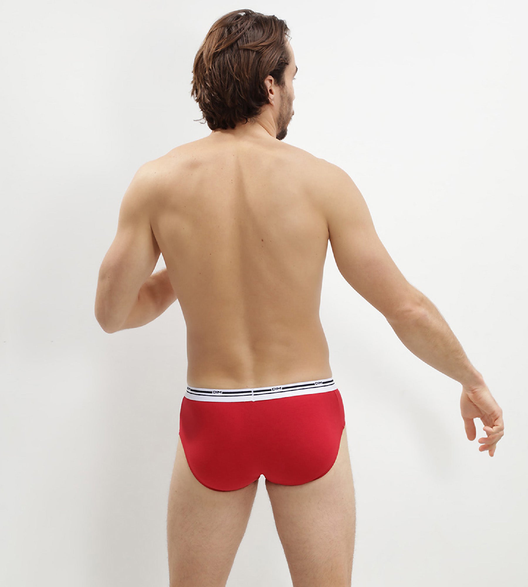 DIM Set of 3 Classic Colors red and blue briefs for men