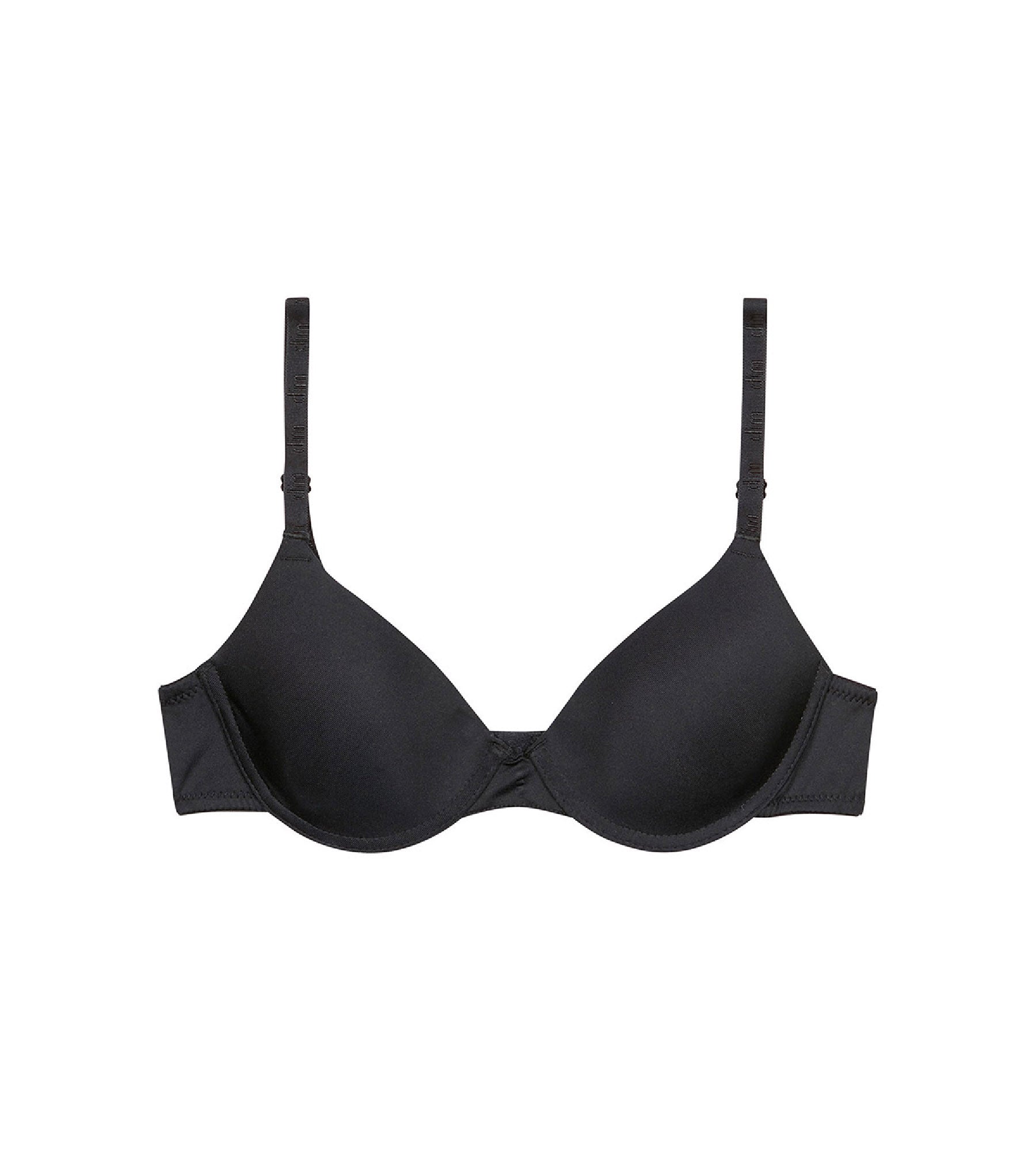 DIM Girl's black cup bra Dim Invisible