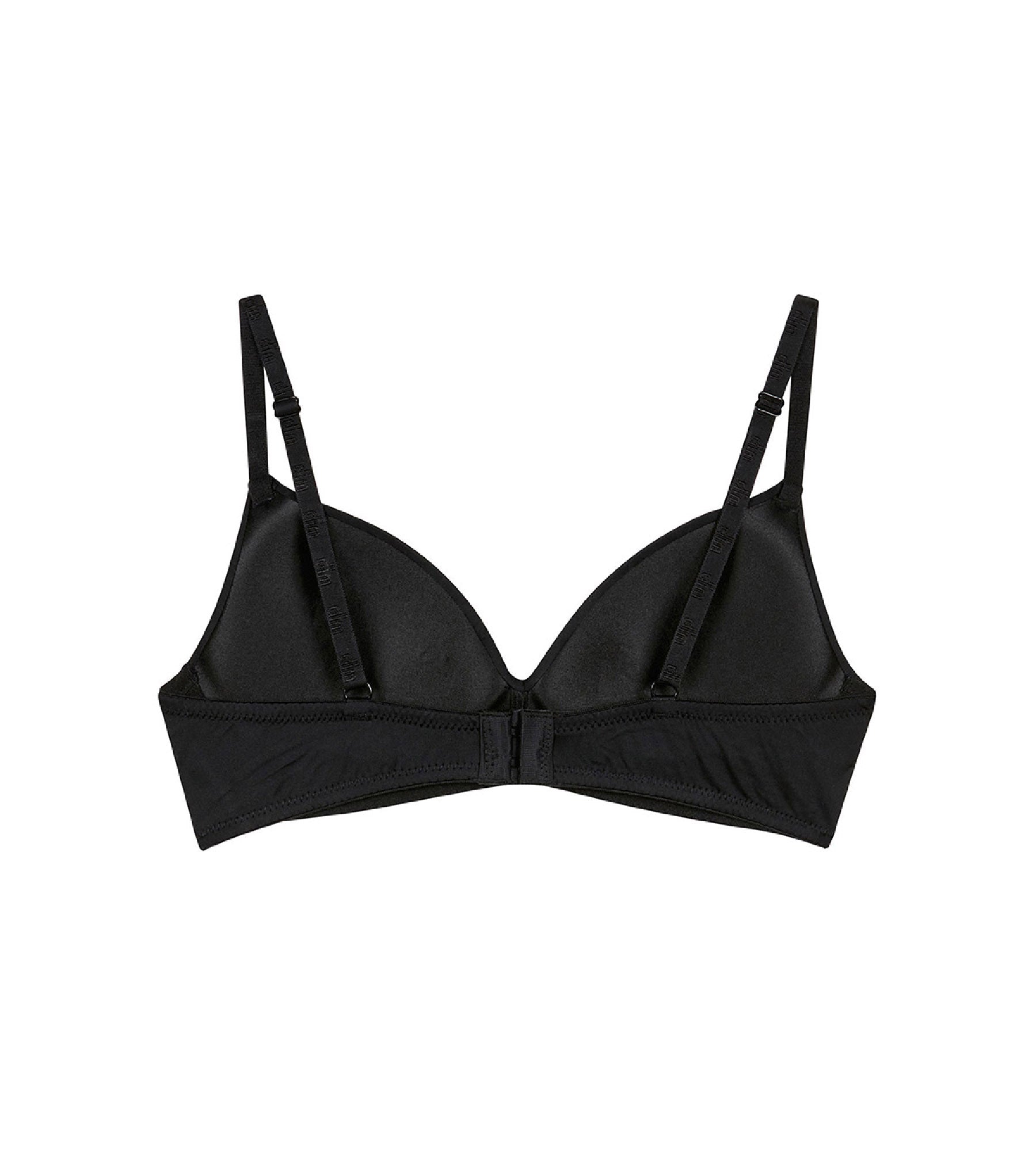 DIM Black triangle bra with cups for girls Dim Invisible