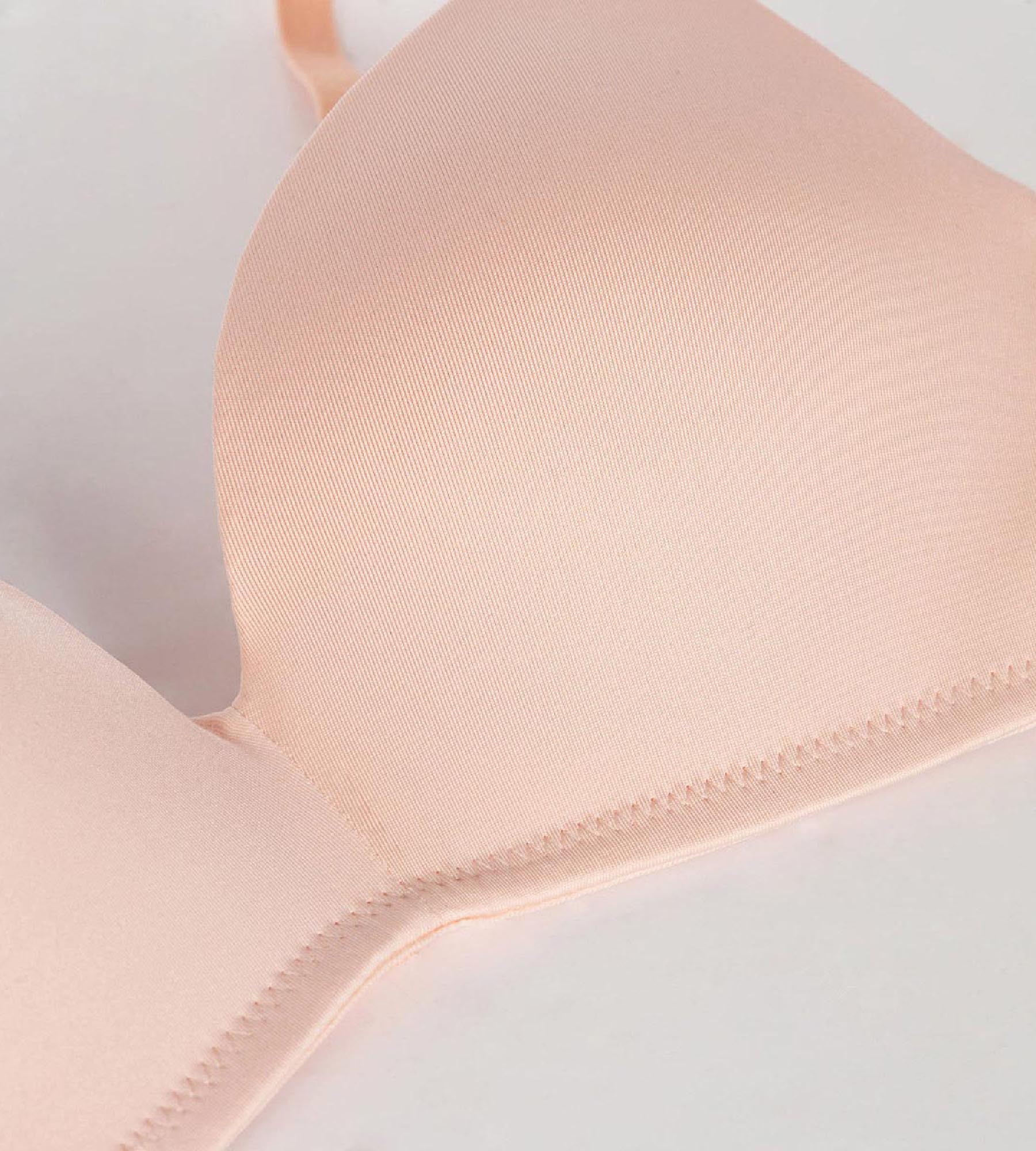 DIM Nude triangle bra with cups for girls Dim Invisible