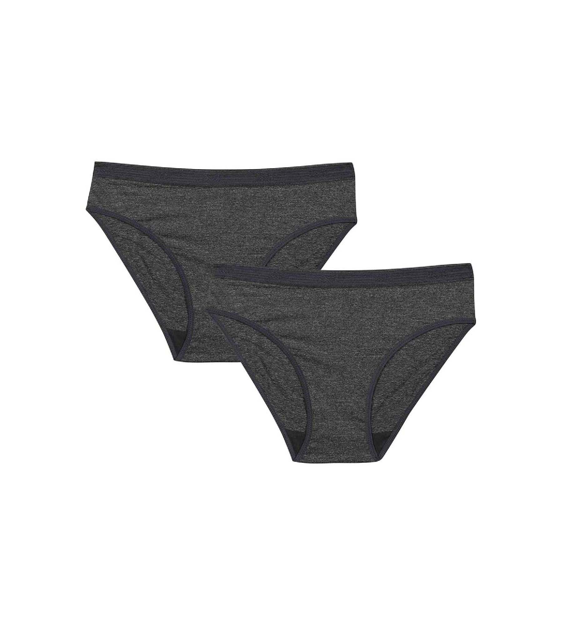 DIM Girl's Dark Chiné Microfibre Panties Dim Micro