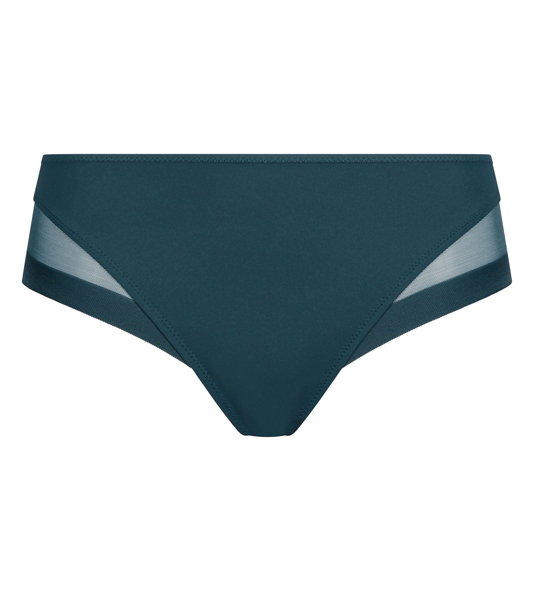 DIM Women's semi-sheer briefs Fir Green Dim Generous