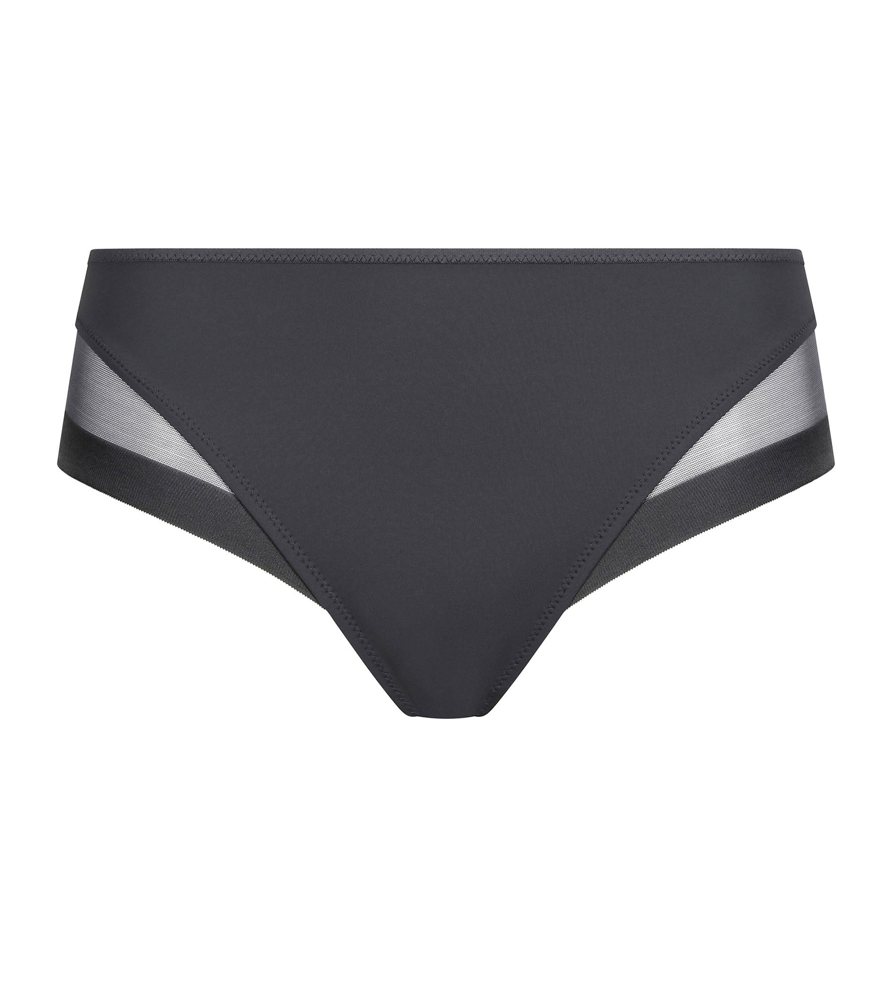 DIM Women's microfiber and tulle panties Granit Grey Generous Classic