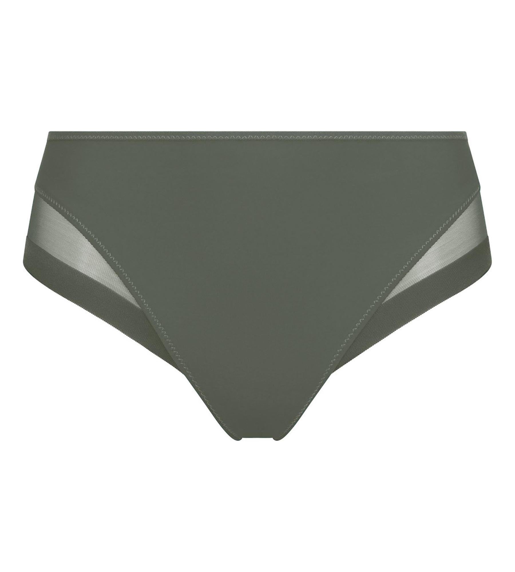 DIM Women's briefs in microfiber and tulle Green Tennis Dim Generous