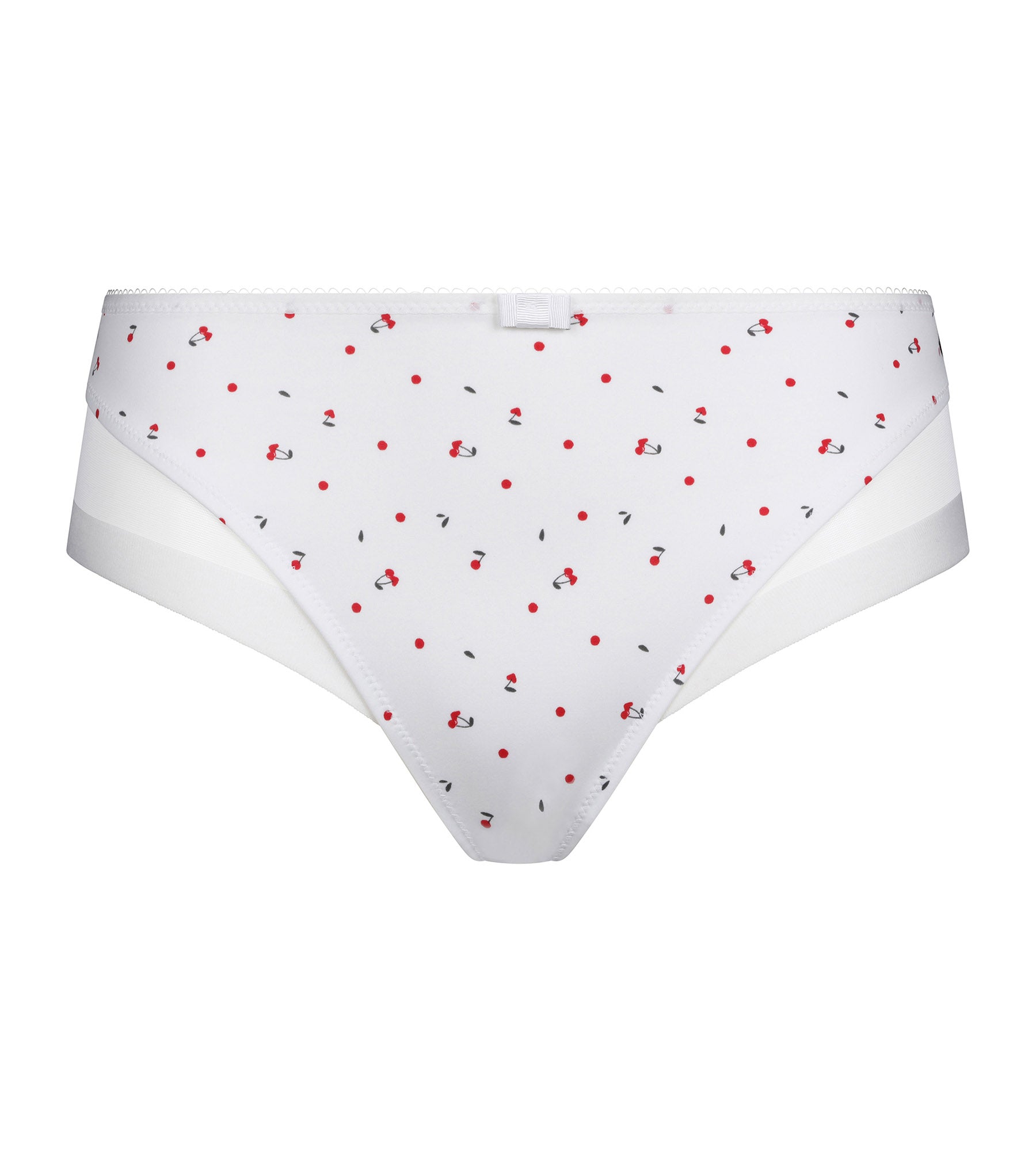 DIM Women's microfiber panties with cherry pattern and Generous Essentiel tulle