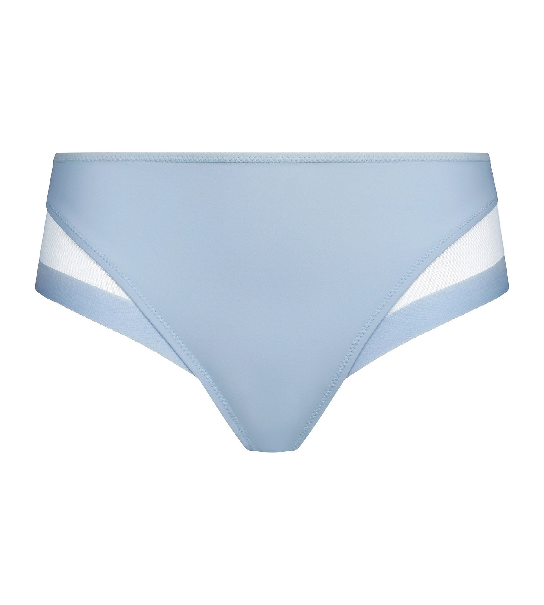 DIM Women's microfiber and tulle panties Blue Generous Essentiel shirt