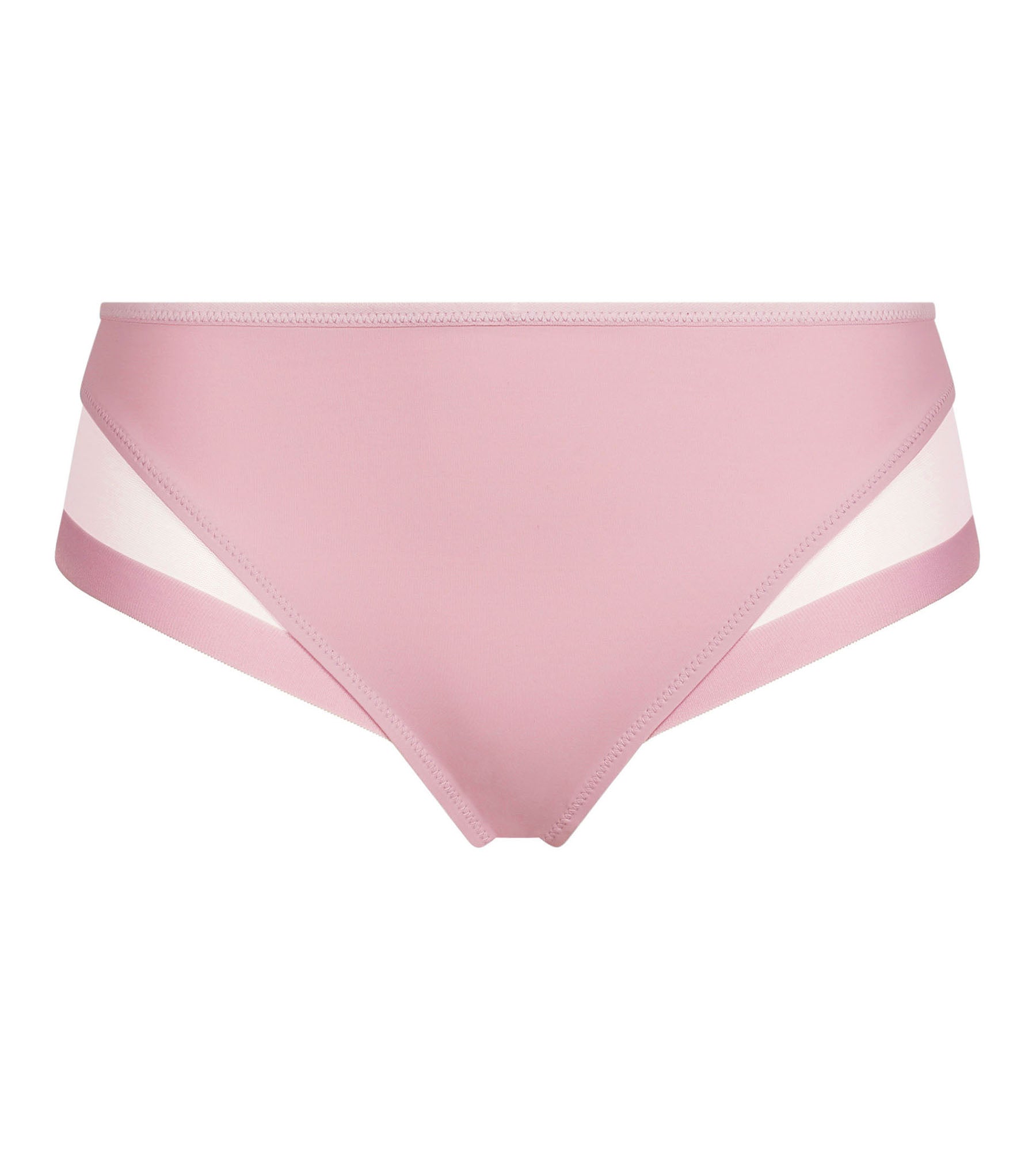DIM Women's semi-sheer pink floral panties Dim Generous