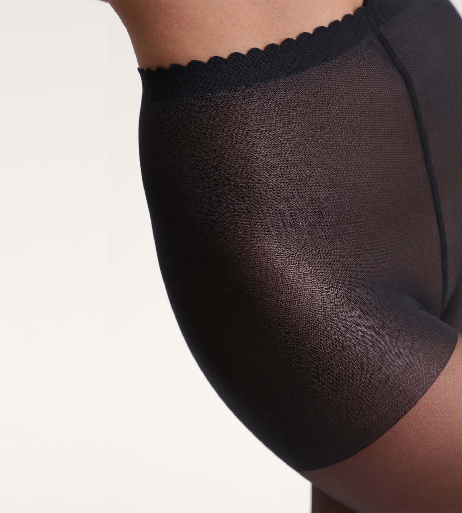DIM 17D Body Touch black nude effect sheer tights