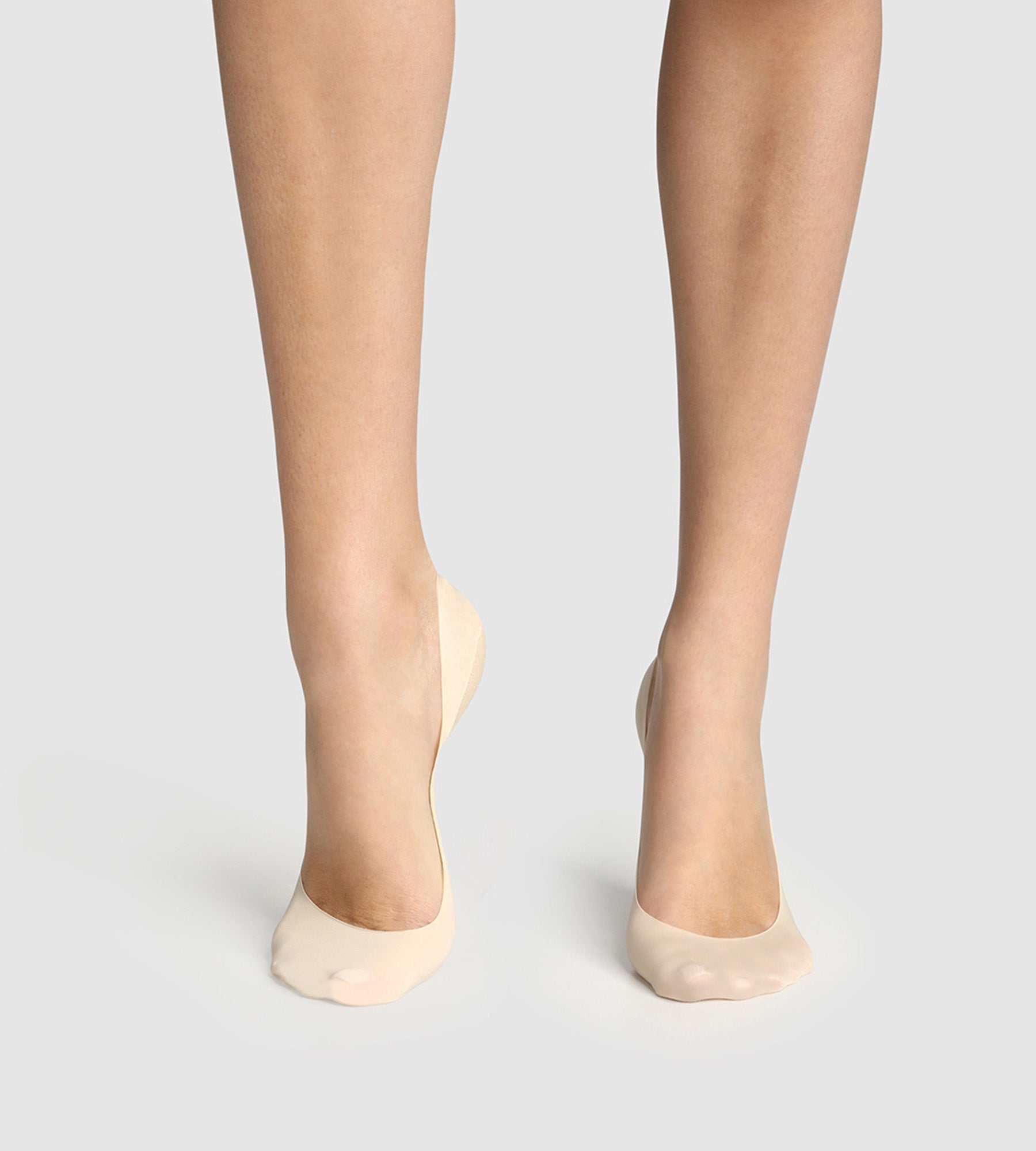 DIM Dim InvisiFit pack of 2 medium-cover natural footies