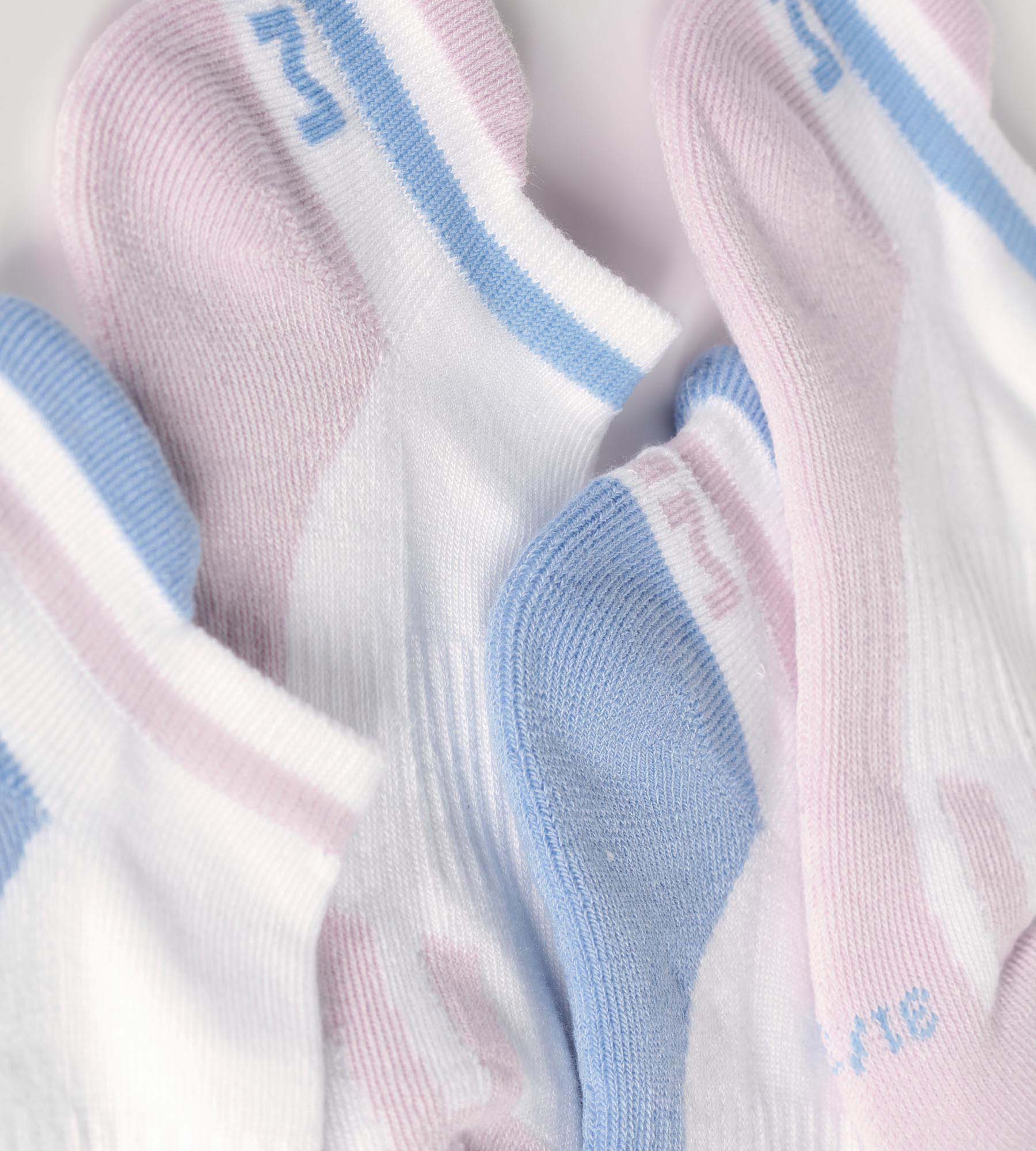 DIM Pack of 2 pairs of unisex cotton socks Lila Blue Dim Sport