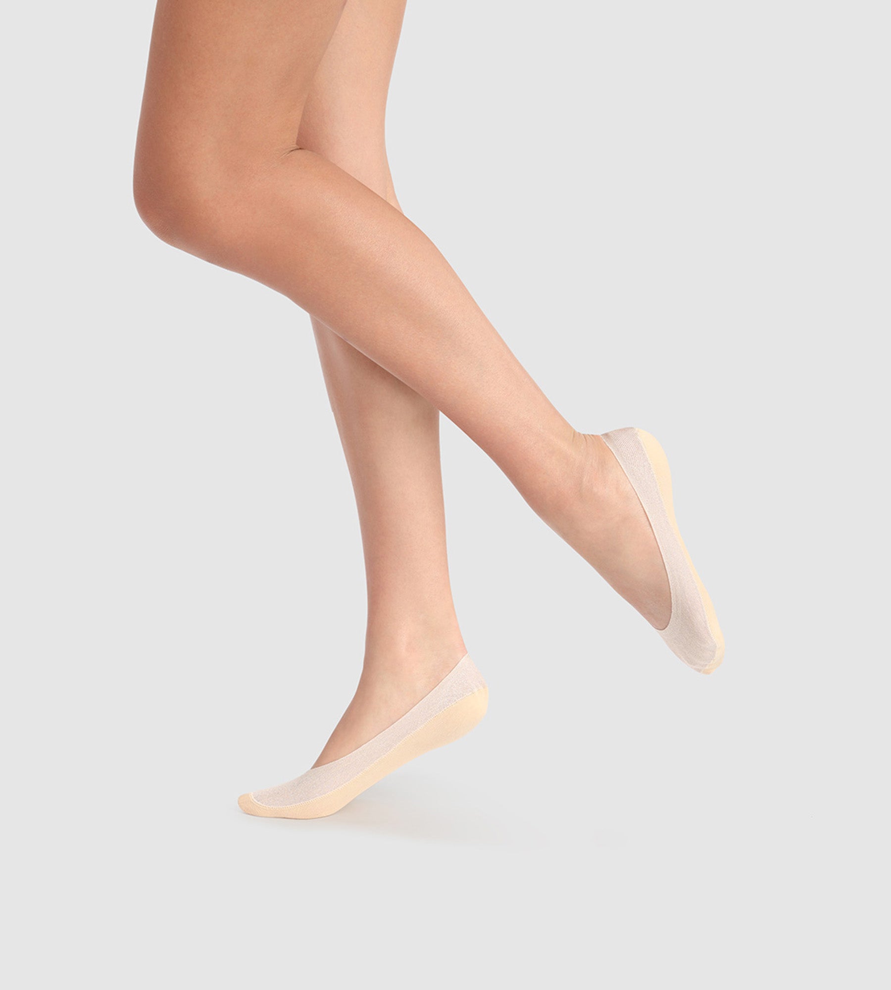 DIM Dim InvisiFit beige lurex fancy foot protector