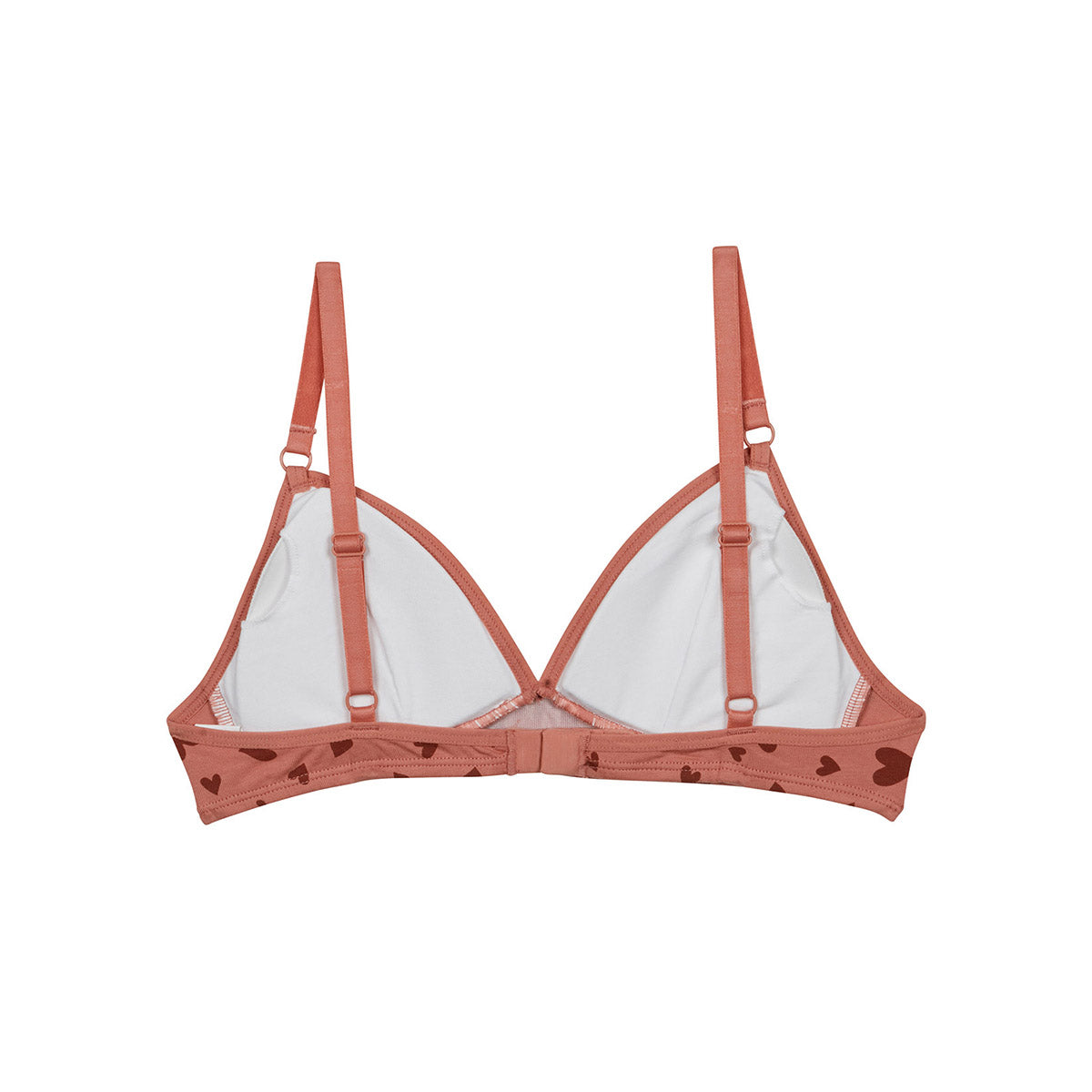 DIM Les Pockets wireless hearts print stretch cotton triangle bra