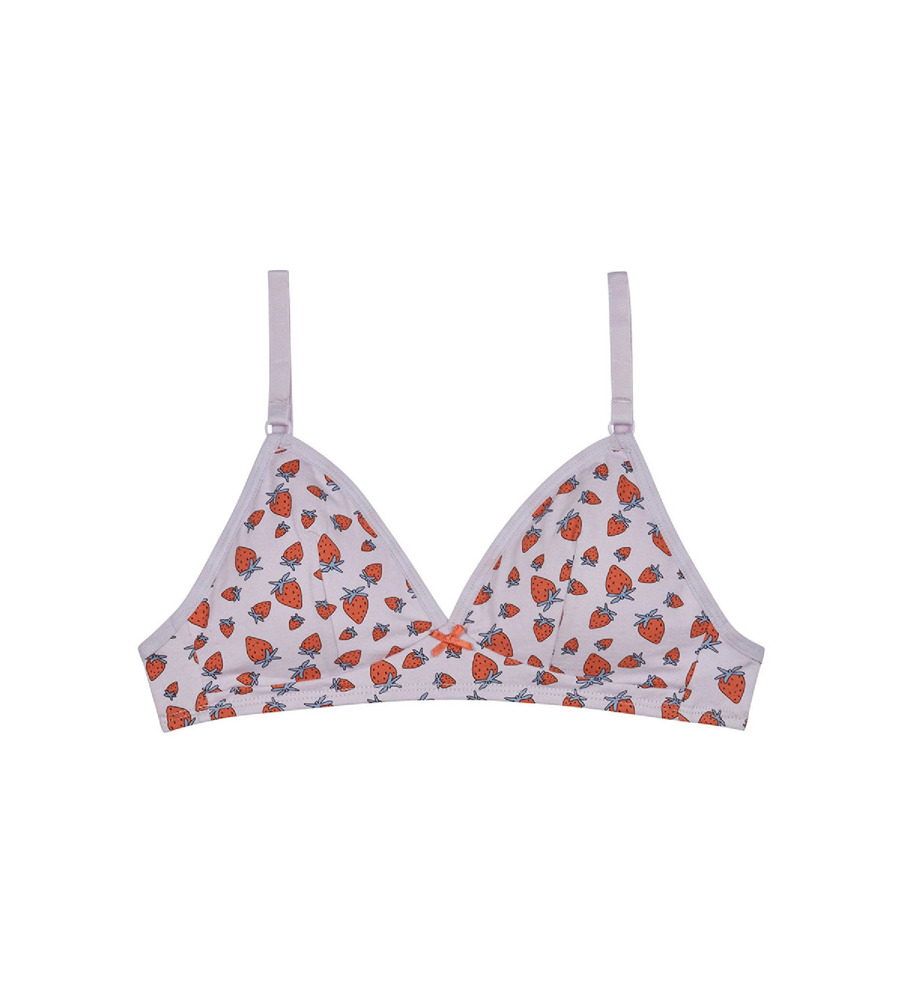 DIM Les Pockets Strawberry wireless stretch cotton triangle bra
