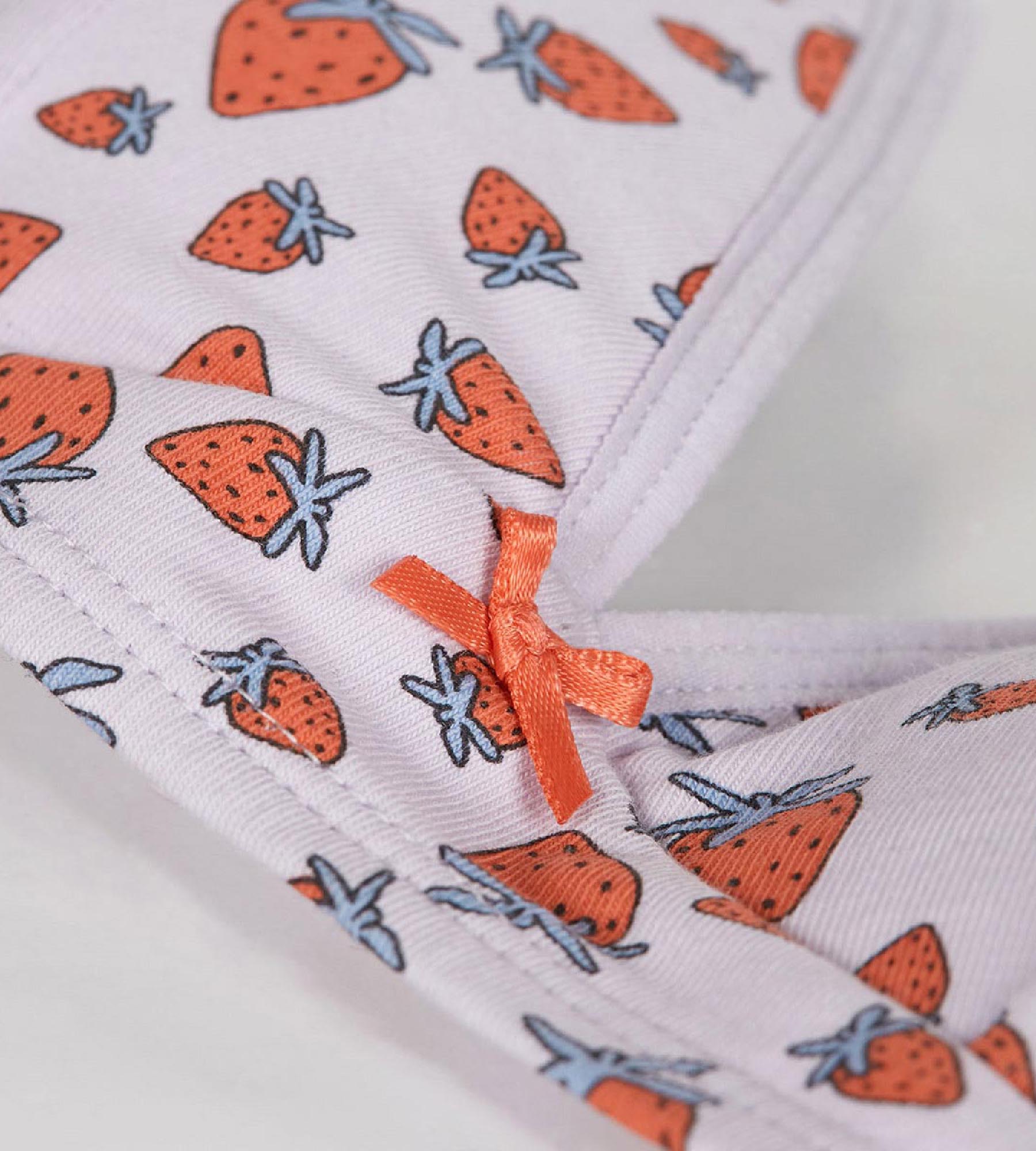 DIM Les Pockets Strawberry wireless stretch cotton triangle bra