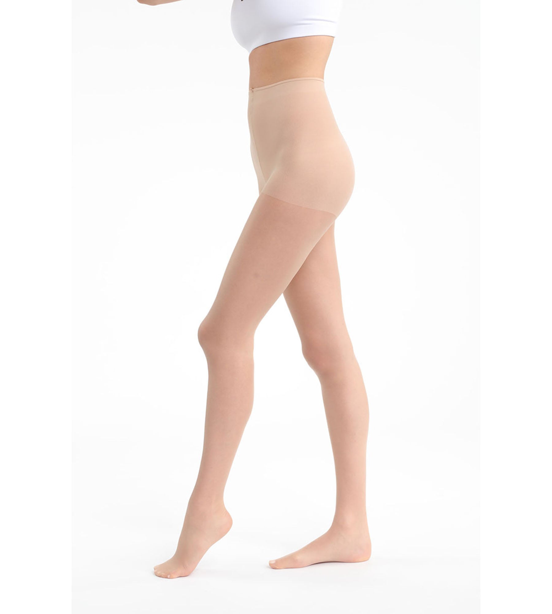DIM Dim Sublim Voile Nude Women's transparent nude 15D tights Ivory